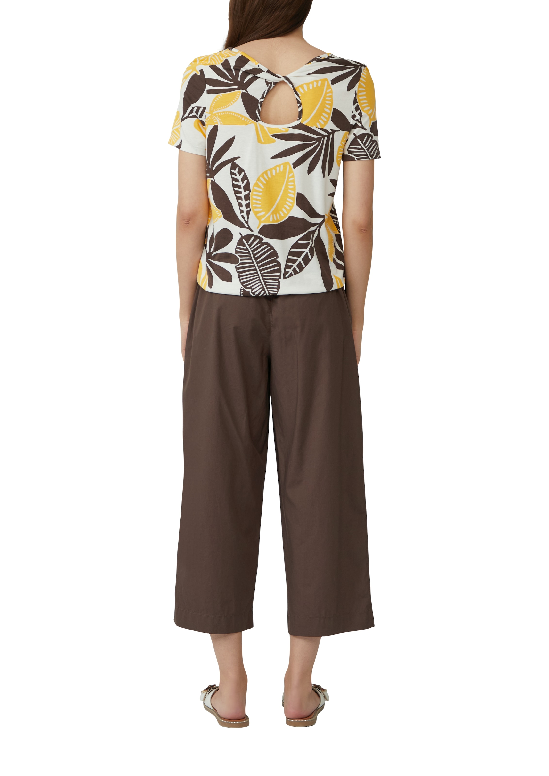 s.Oliver Print-Shirt, im O-Shape mit Cut-out