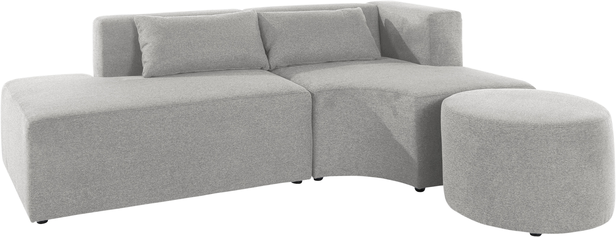 Leonique Ecksofa »Alexane L-Form«, zusammengesetzt aus Modulen, in vielen Bezugsqualitäten und Farben.