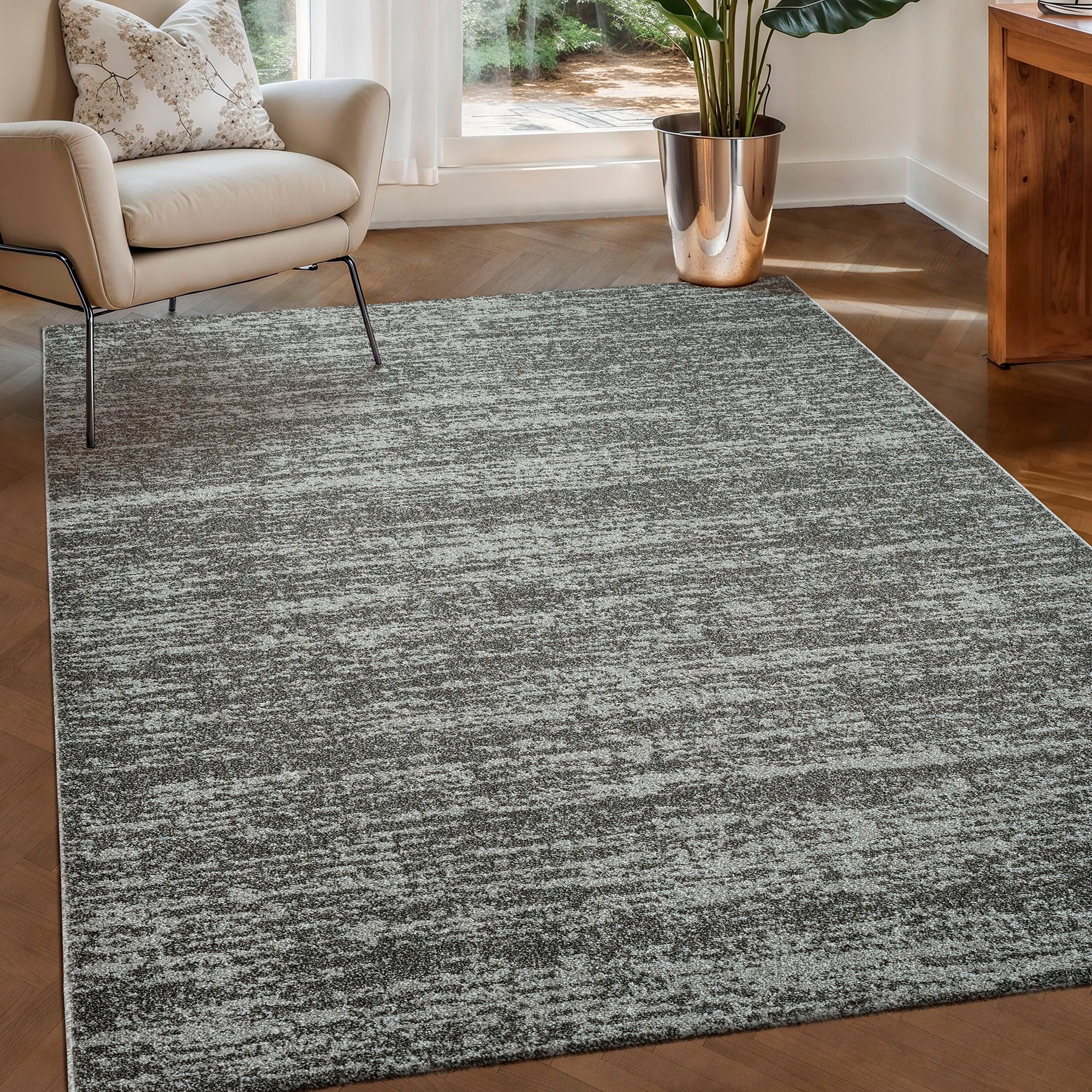 Sanat Teppich »Oslo«, rechteckig, 10 mm Höhe, meliert Kurzflor, Wohnzimmer, günstig online kaufen