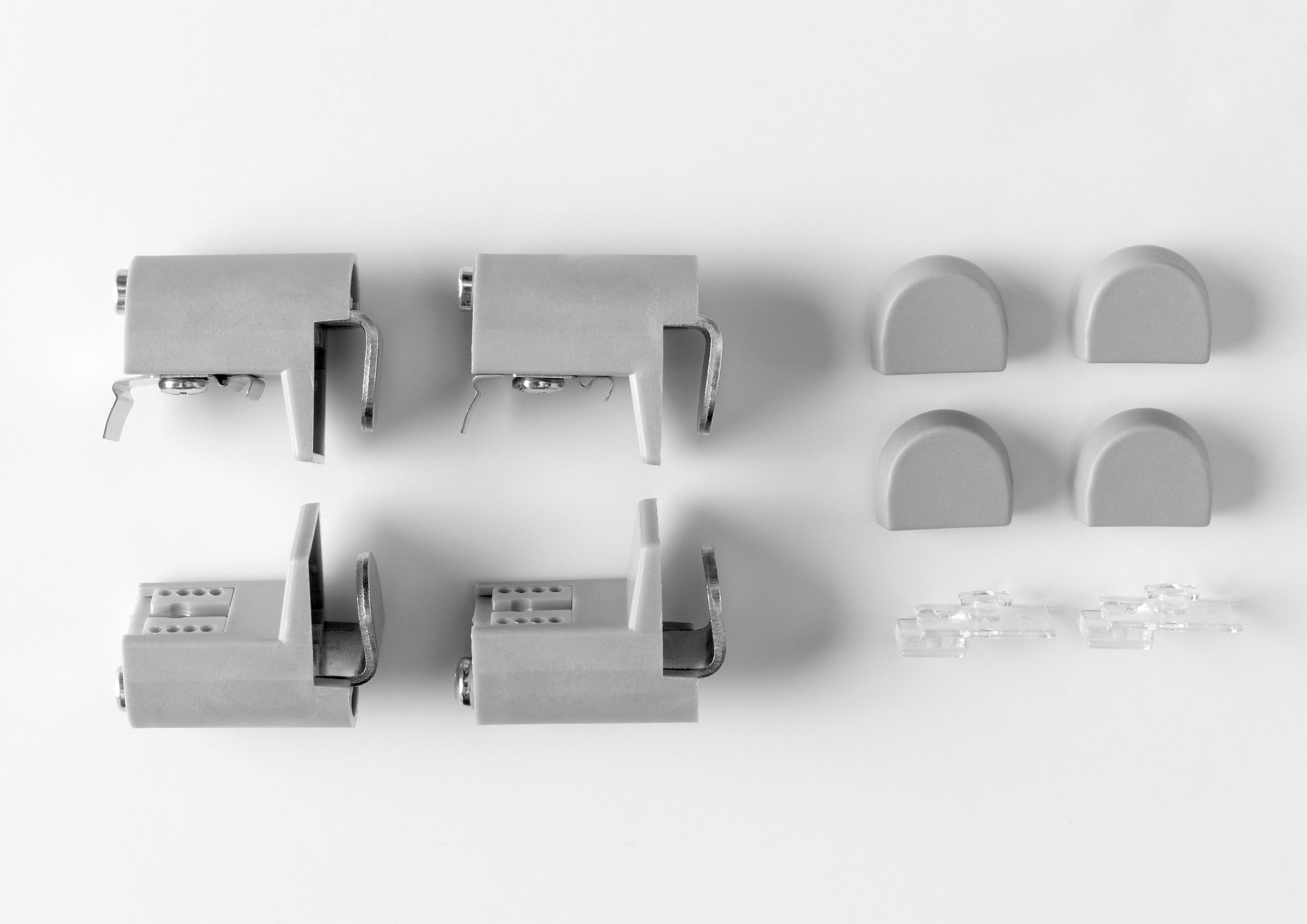 Good Life Klemmhalter für Sichtschutz im Wunschmaß, einseitig verschiebbar, Made in Germany