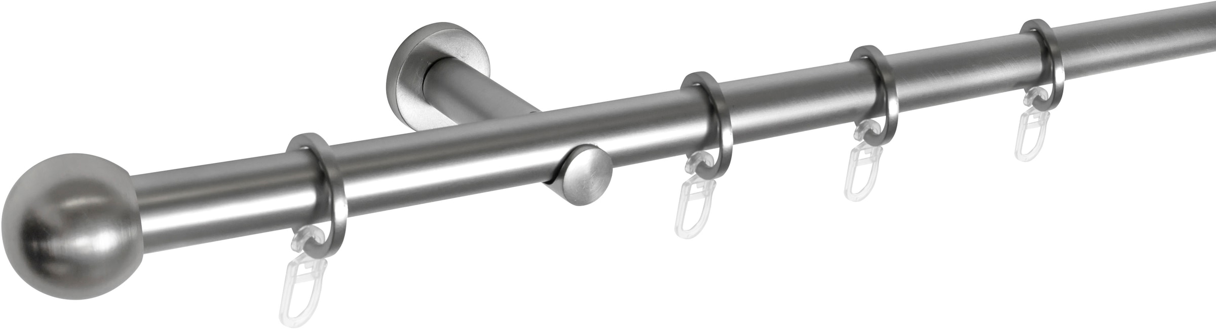 mydeco Gardinenstange »Ball« Ø 16 mm 1 läufig-läufig Fixmaß günstig online kaufen