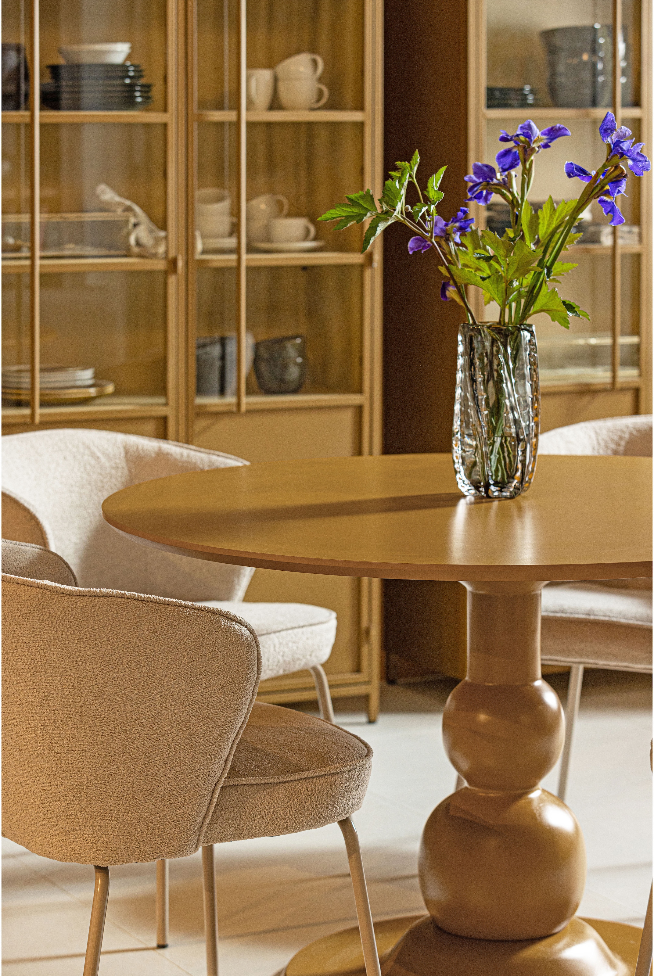 WOOOD Vitrine »WOOOD EXHIBIT XL 2-TÜRIG VITRINE SCHRANK METALL« Ausstellungsvitrine Exhibit, mattes Metall, 5 stabile Böden, modern