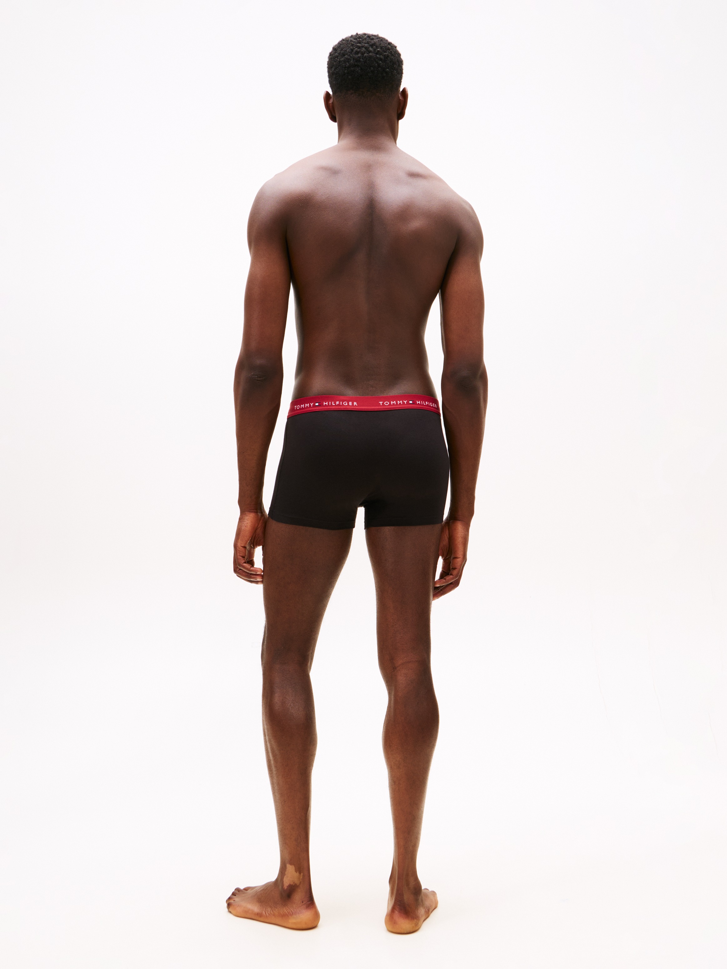 Tommy Hilfiger Underwear Trunk »3P WB TRUNK« Packung, 3er-Pack, 3 Stk. tlg., mit Logo-Elastikbund