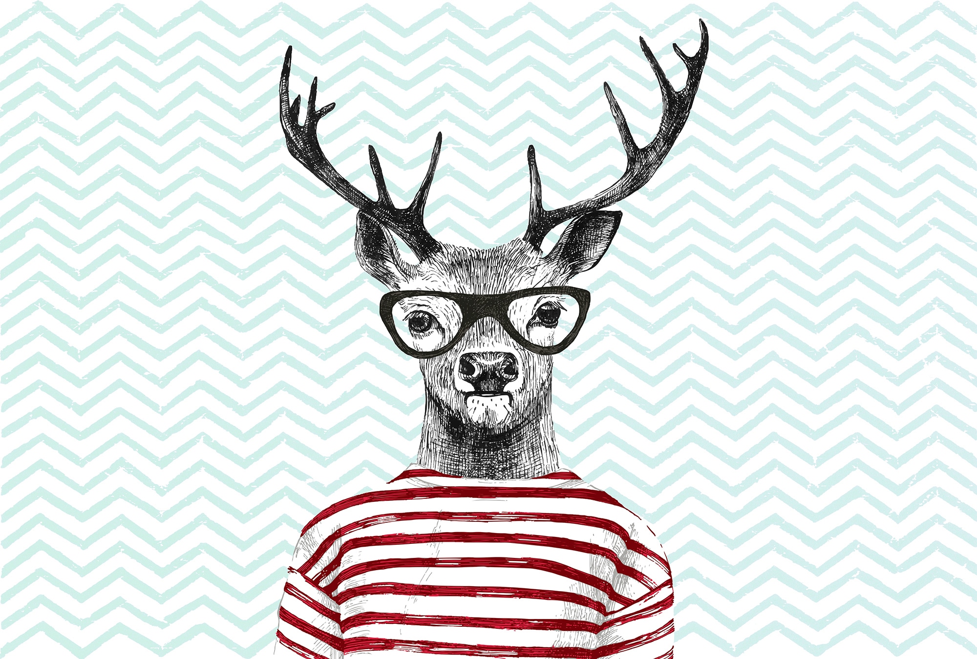 Architects Paper Fototapete »Atelier 47 Modern Deer 3« abstrakt glatt Vlies günstig online kaufen
