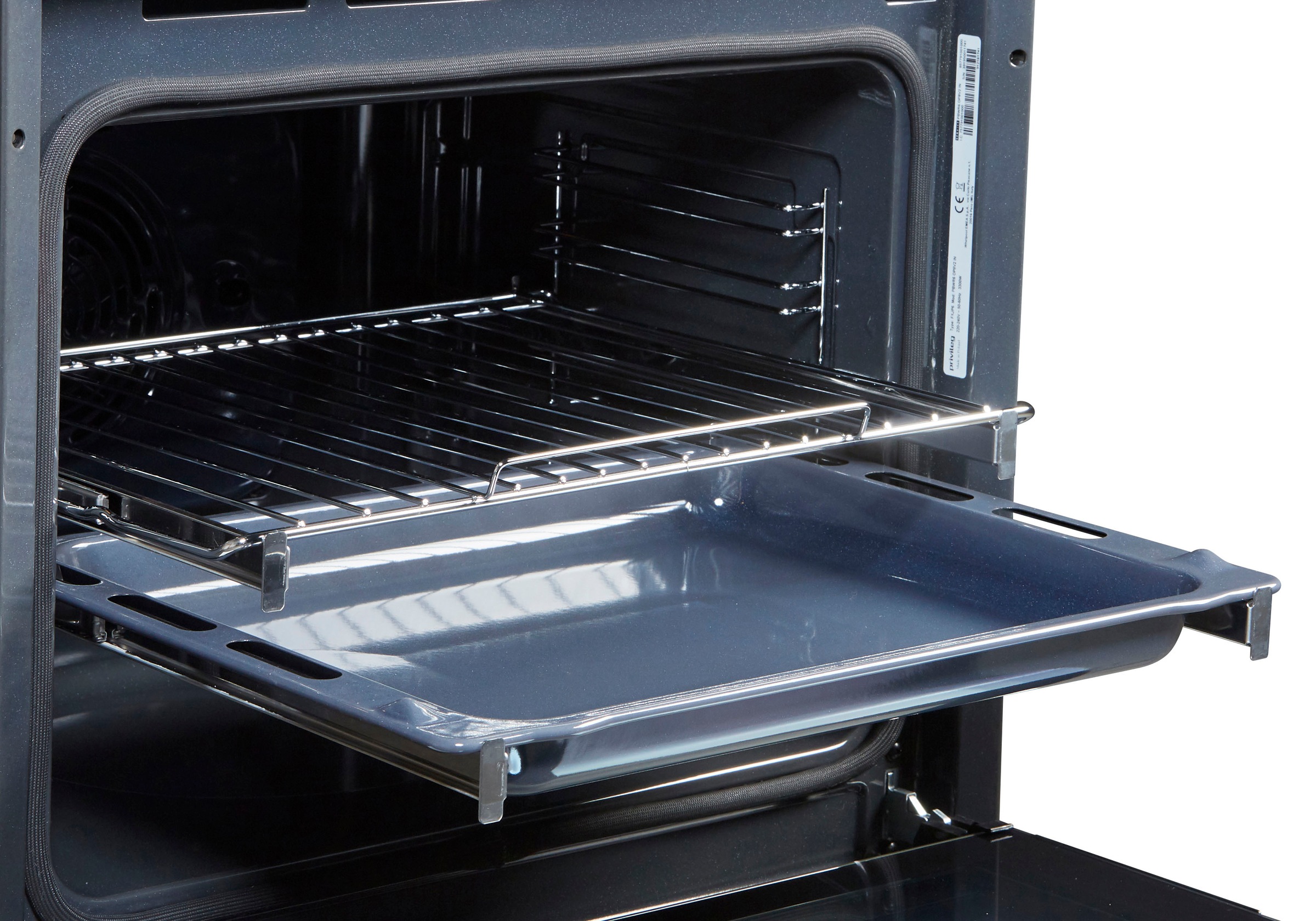 9. Bild von Privileg Backofen-Set »BAKO Turn&Cook 400«, PBWR6 OP8V2 IN, mit 2-fach-Teleskopauszug, Pyrolyse-Selbstreinigung, mit Restwärmeanzeige