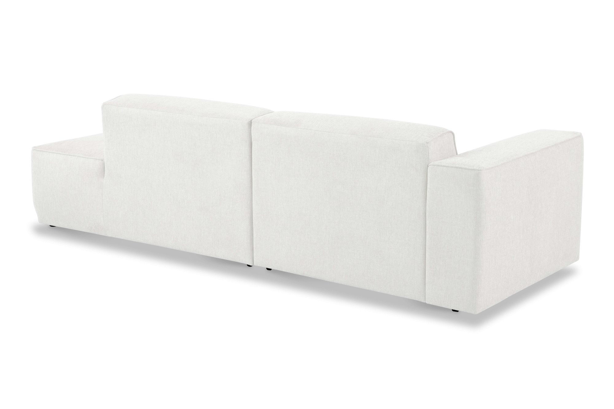 andas 2-Sitzer »Noord mit Kedernaht, Breite 227 cm«, Cord, Struktur, Webstoff, mit Wellenunterfederung, Massivholzrahmen