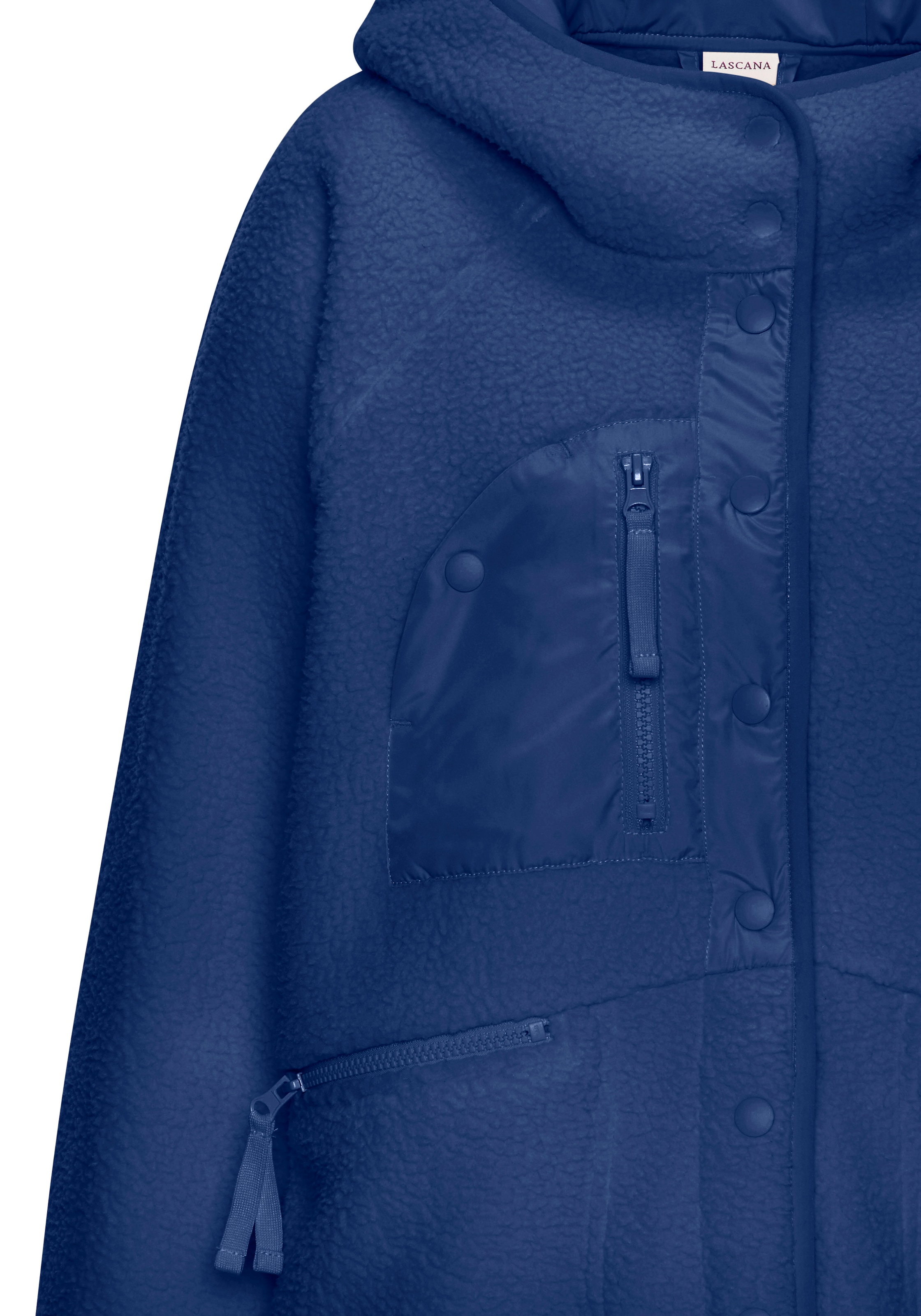 Vivance Active by Lascana Fleecejacke Oversized-Schnitt mit Fledermausärmeln