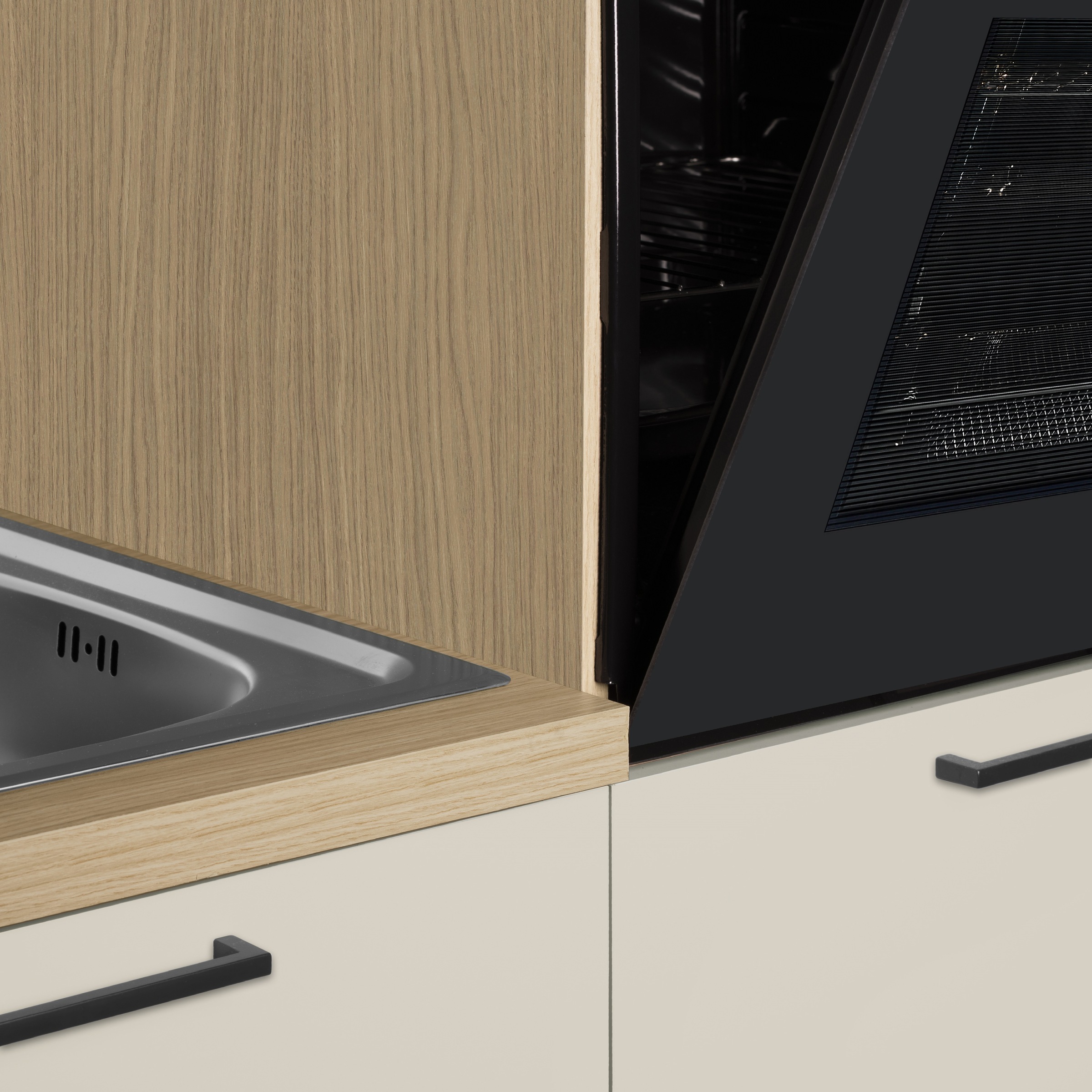 KOCHSTATION Küchenzeile »KS-Luna, Einbauküche, Zeilenküche, Küchenblock« Breite 300 cm, wahlweise mit Hanseatic-E-Geräten