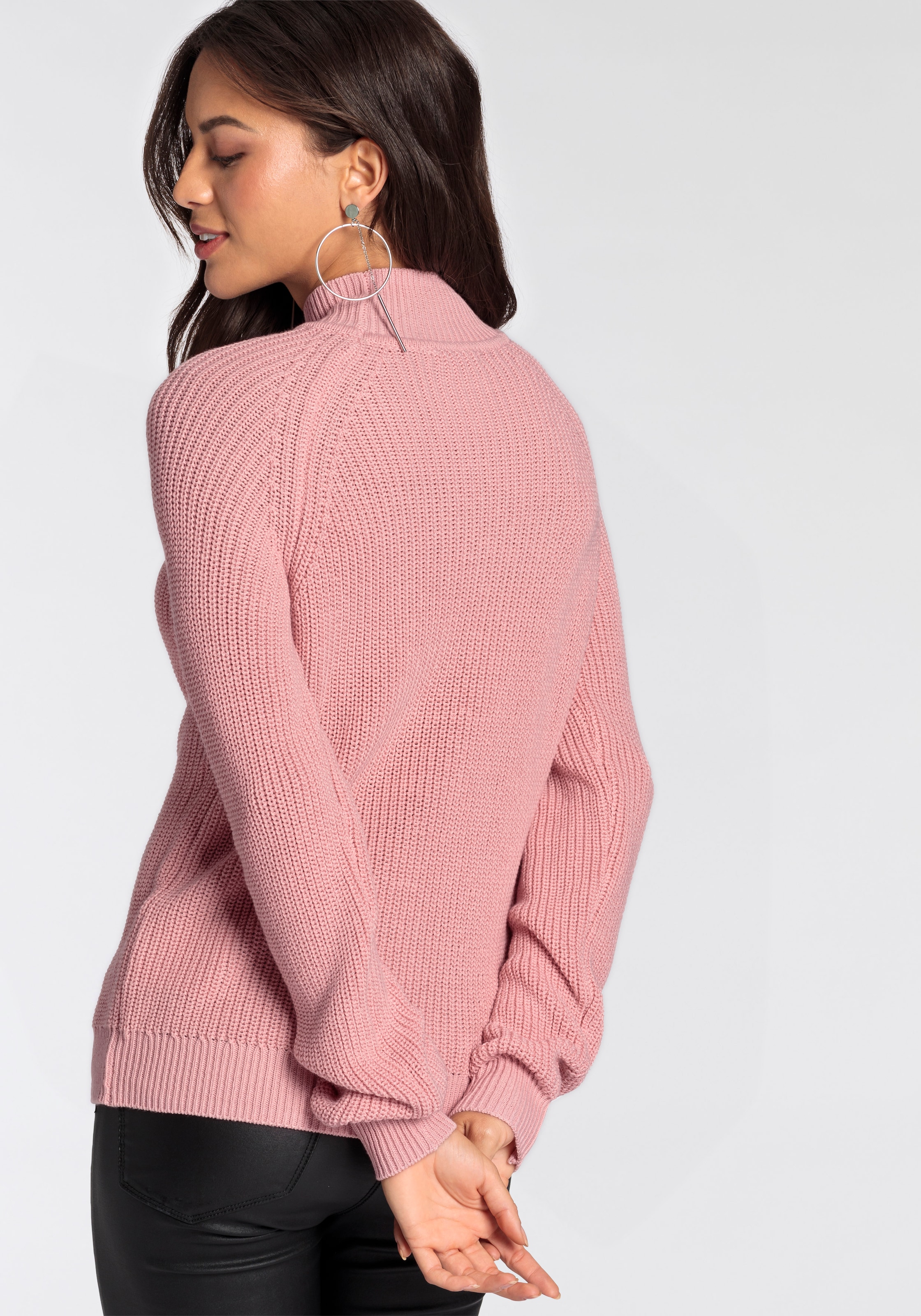 Melrose Stehkragenpullover, mit Cut-Outs - NEUE KOLLEKTION