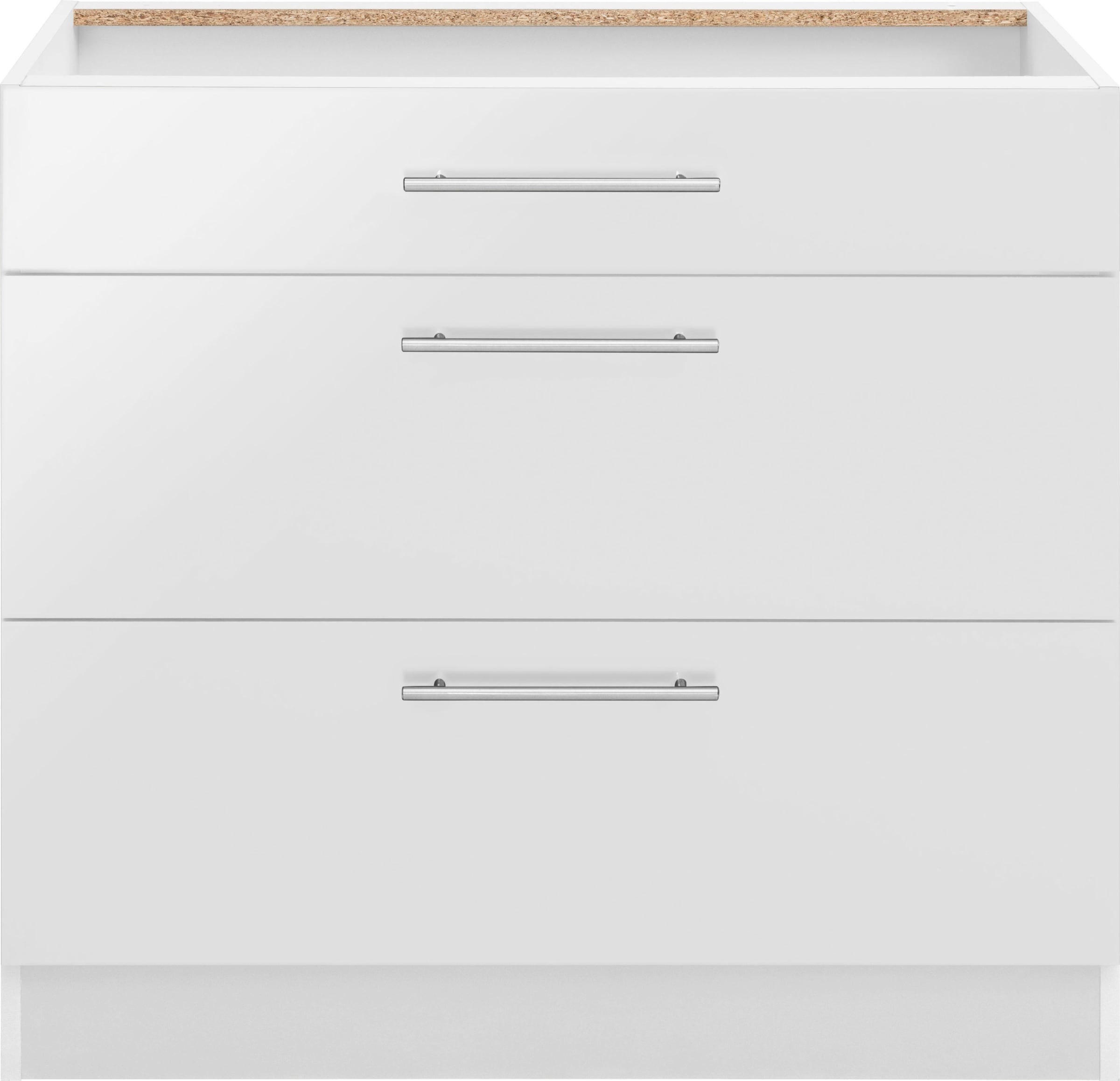 wiho Küchen Unterschrank »Cali«, 90 cm breit, mit 2 großen Auszügen ohne  Arbeitsplatte auf Rechnung kaufen