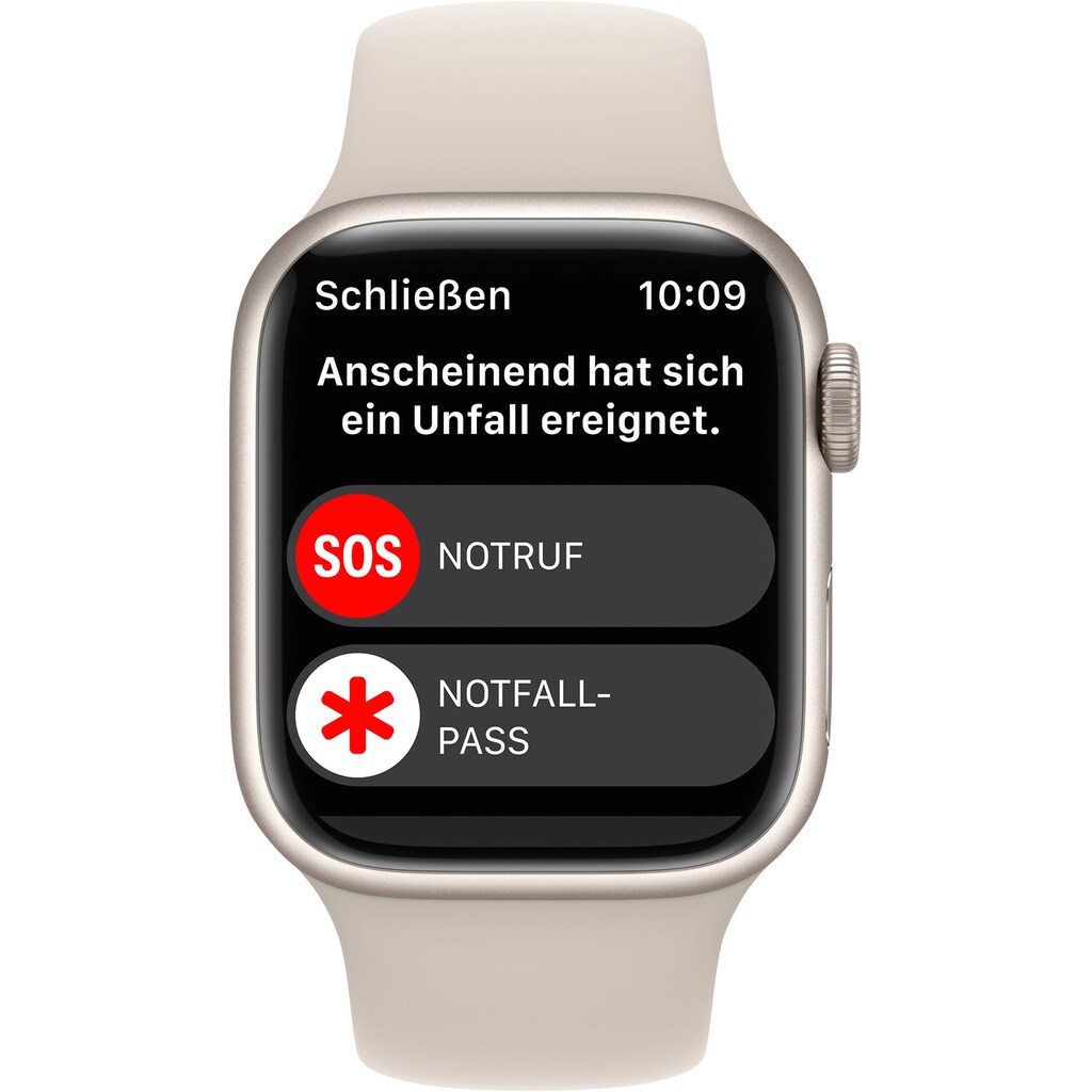 Apple Watch »Watch Series 8 GPS 41mm Aluminium Sportarmband«