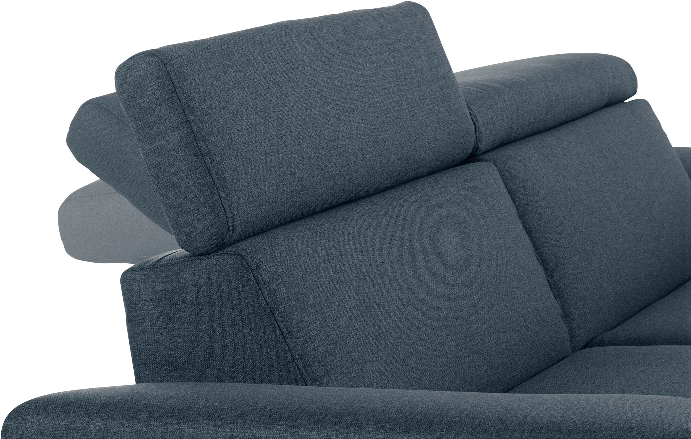 wahlweise Places of Raten bestellen mit Rückenverstellung, 2,5-Sitzer in Luxus«, Style »Trapino Lederoptik auf Luxus-Microfaser