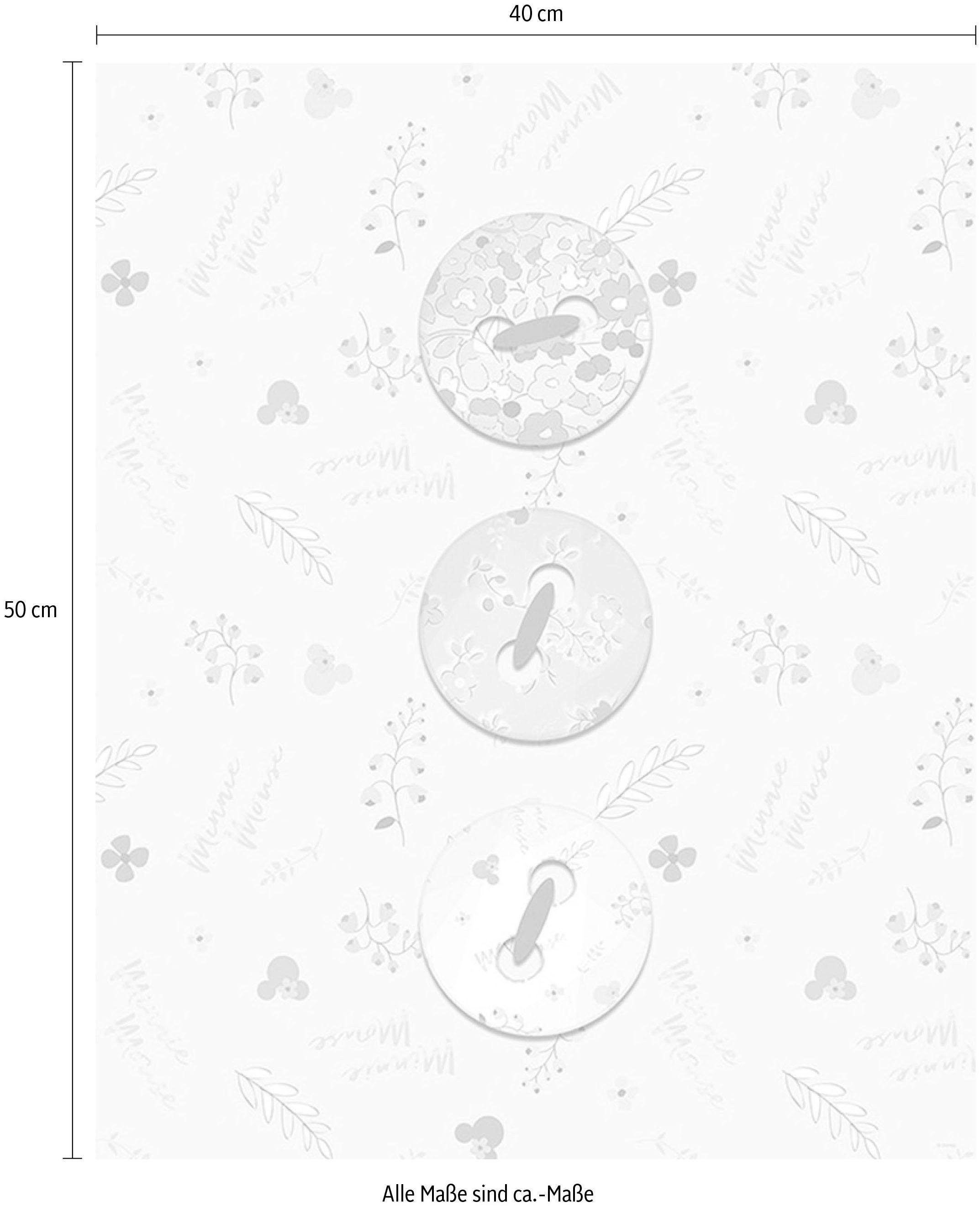 Komar Bild »Minnie Mouse Buttons«, Disney, (1 St.), Wandbild zur Dekoration im Kinderzimmer - ohne Rahmen