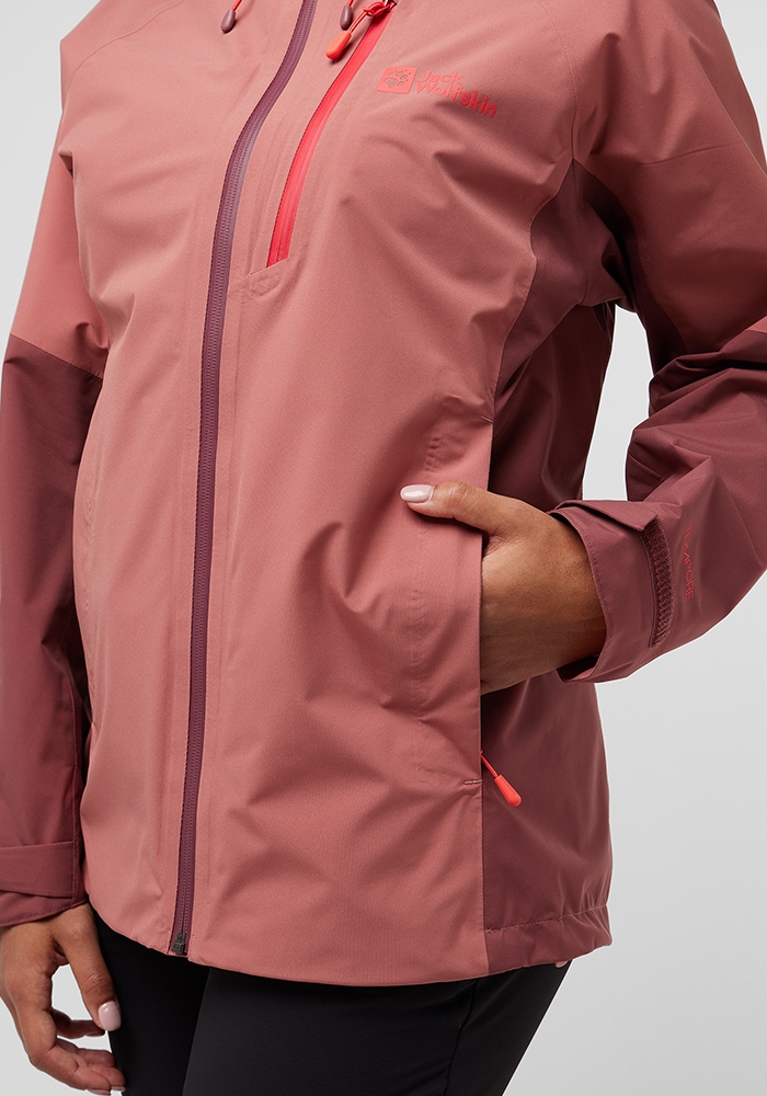 Jack Wolfskin Funktionsjacke »EAGLE PEAK 2L JKT W«, mit Kapuze