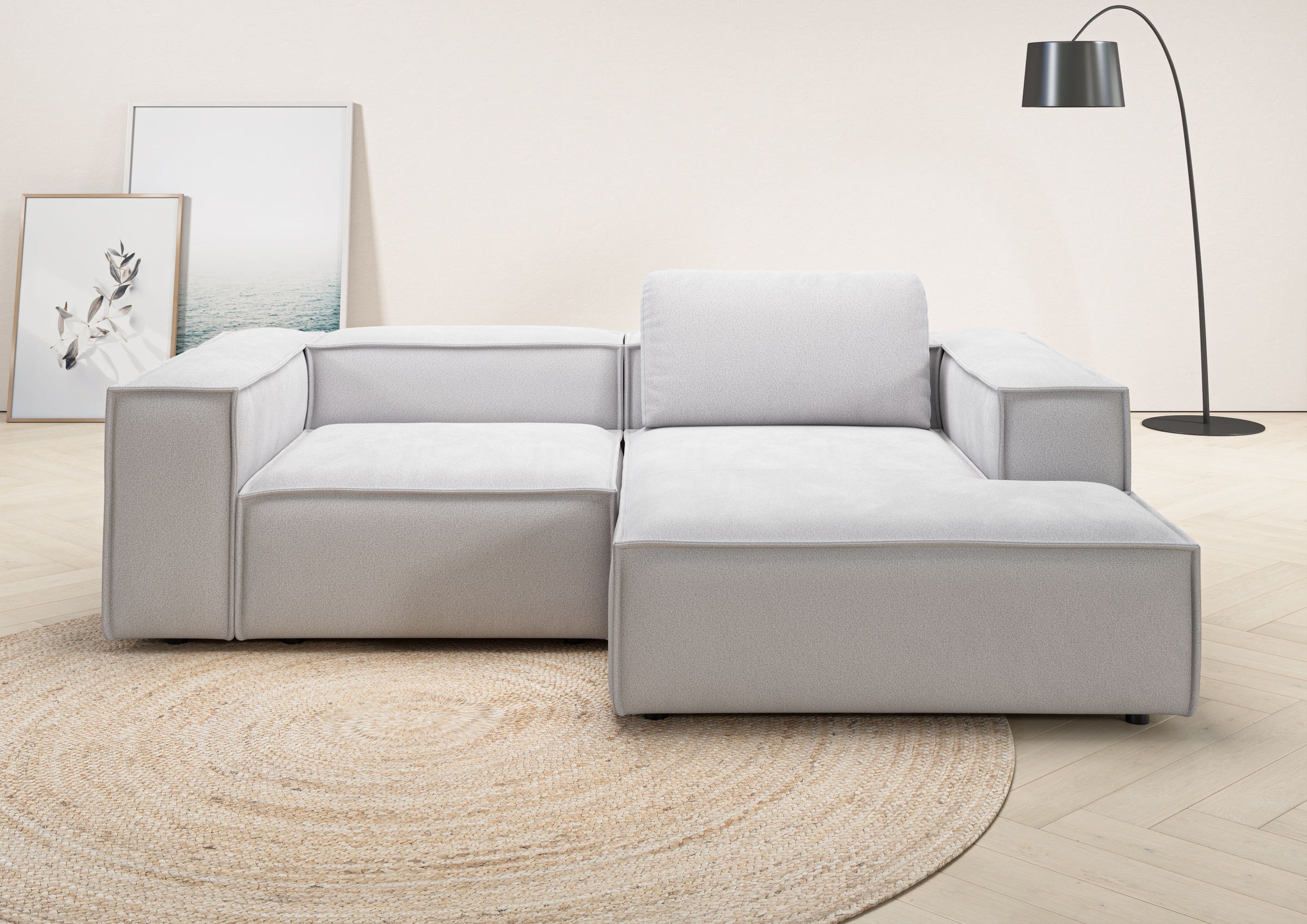 Places of Style Ecksofa »Watertown, kompakte L-Form, 246 cm breite für klei günstig online kaufen