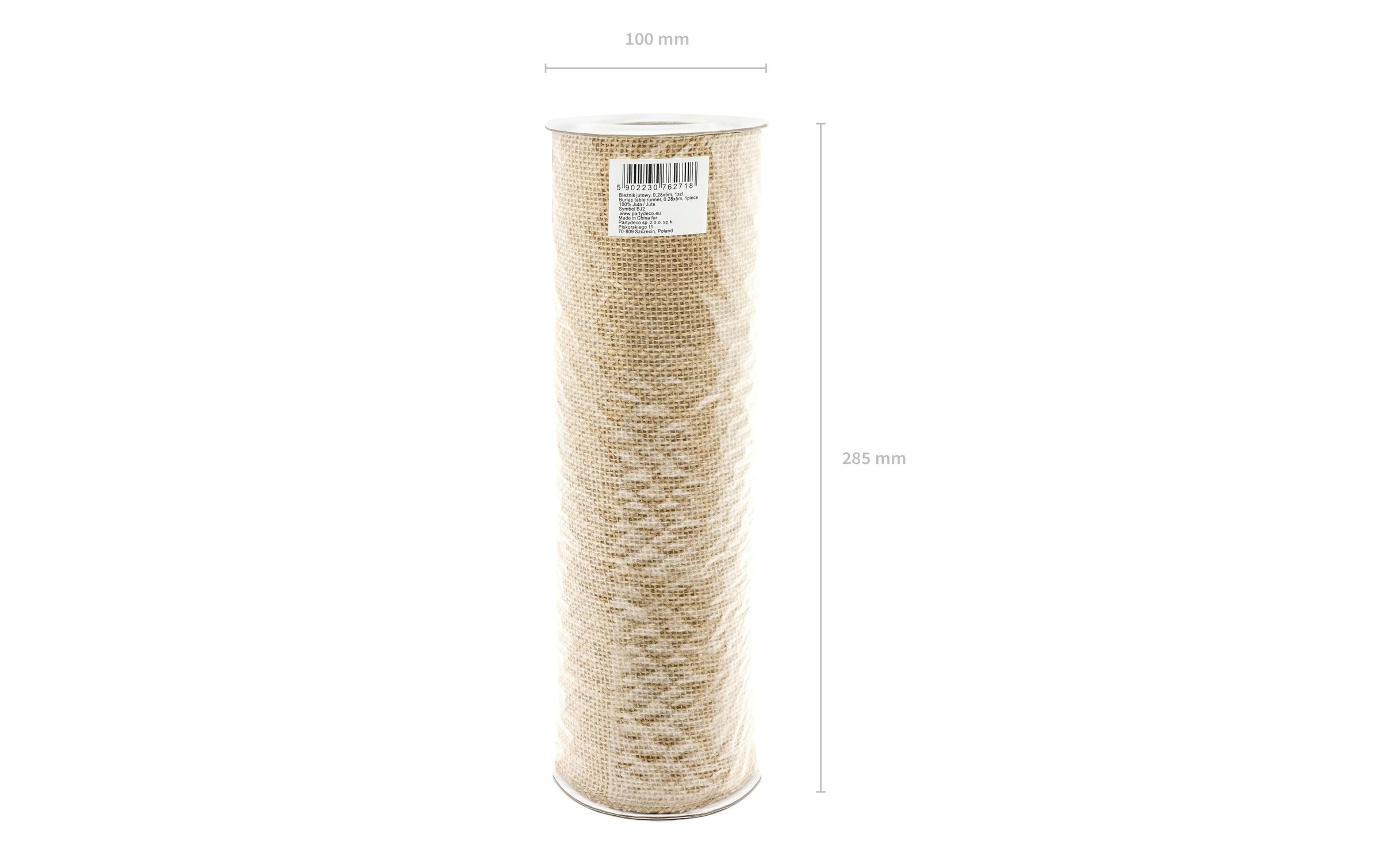 partydeco Tischdecke »Tischläufer Jute 28 cm x«