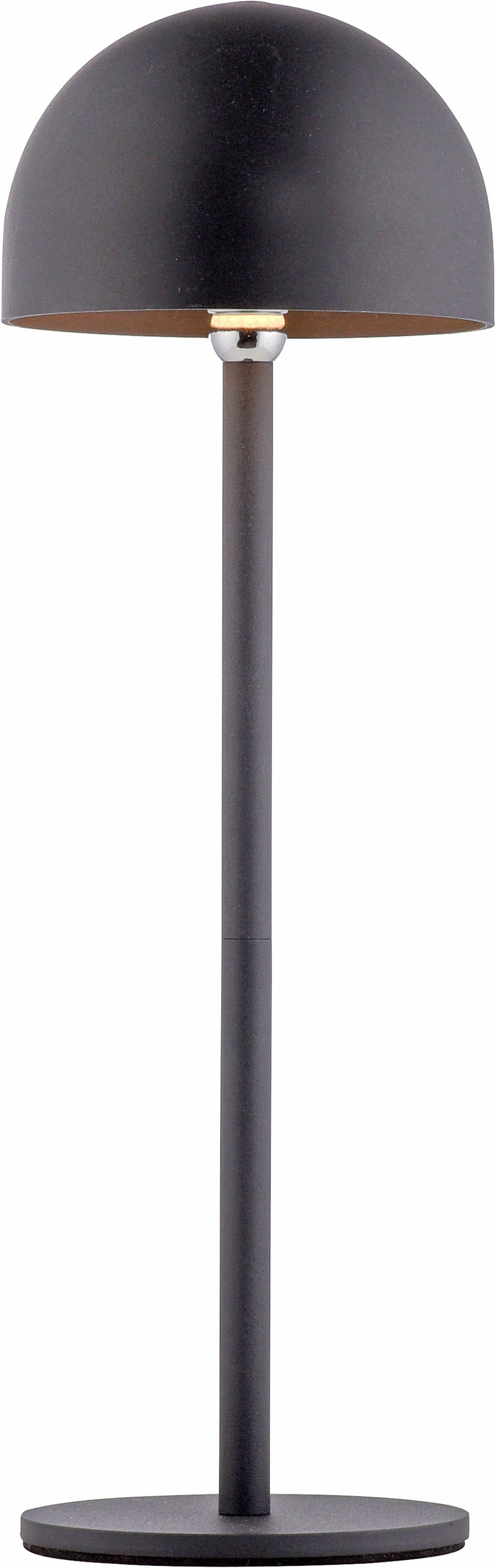 OTTO home Tischleuchte »Akku Tischlampe Gerrin Indoor Outdoor, magnetischer Flaschenaufsatz« LED-Board Warmweiß Pilzlampe Flaschenaufsatz, Regulierung der Lichtstärke, Pilz, Lampe