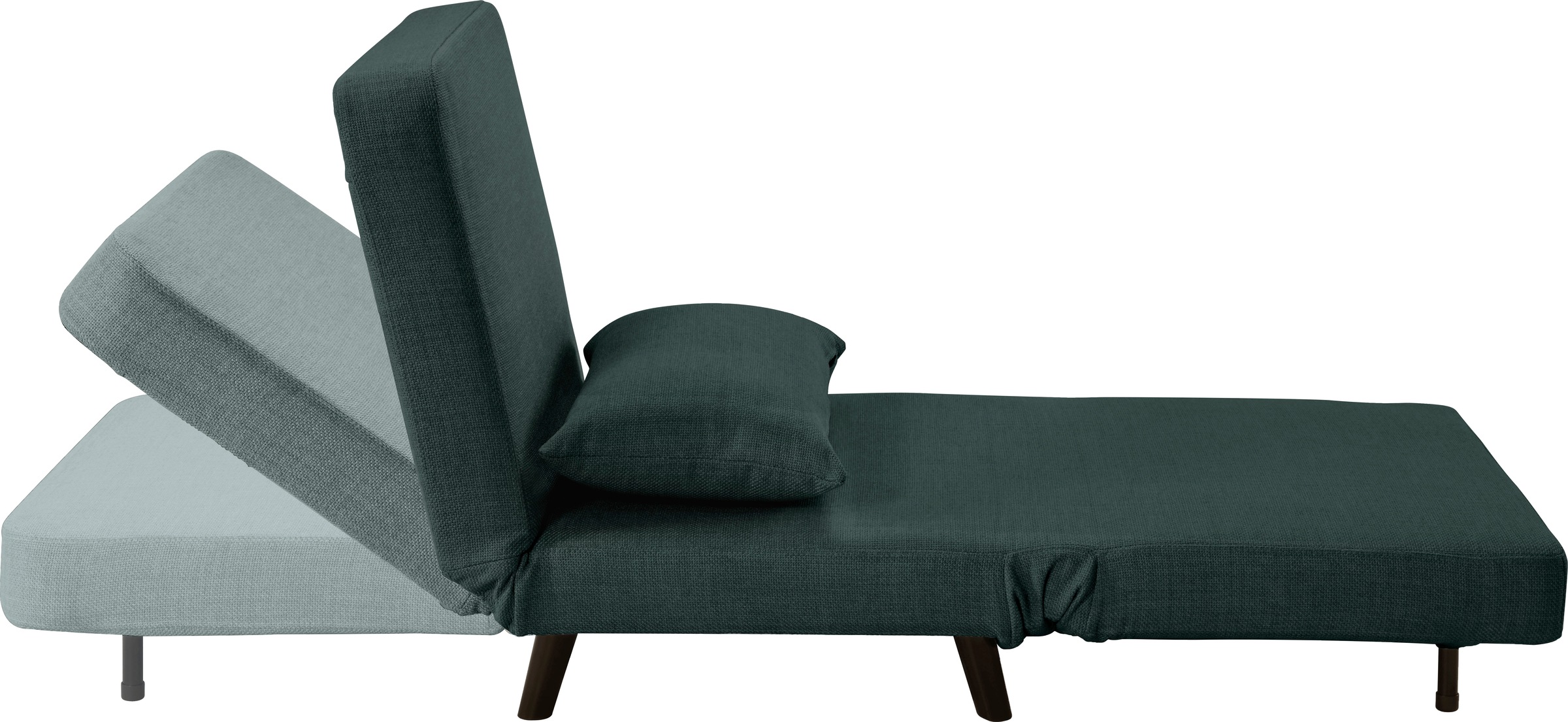 ATLANTIC home collection Sessel »Robby«, inkl. Bettfunktion, mehrfach verstellbar, Strukturbezug