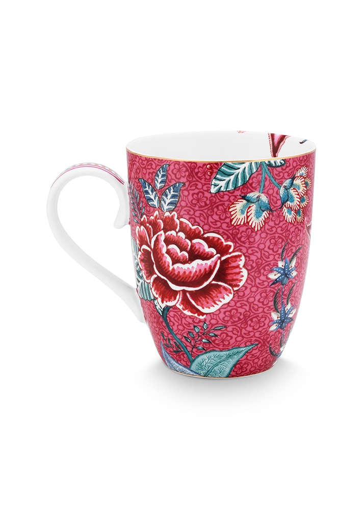 PiP Studio Becher »Flower Festival«, (Set, 4 tlg.), Kaffeetassen im 4er Set, Blumenfest, 350 ml
