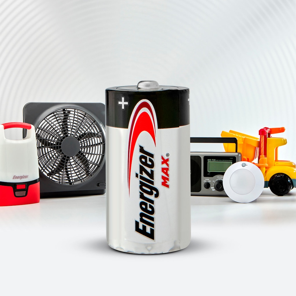 Energizer Batterie »4er Pack MAX C Alkaline«, (Packung, 4 St.)