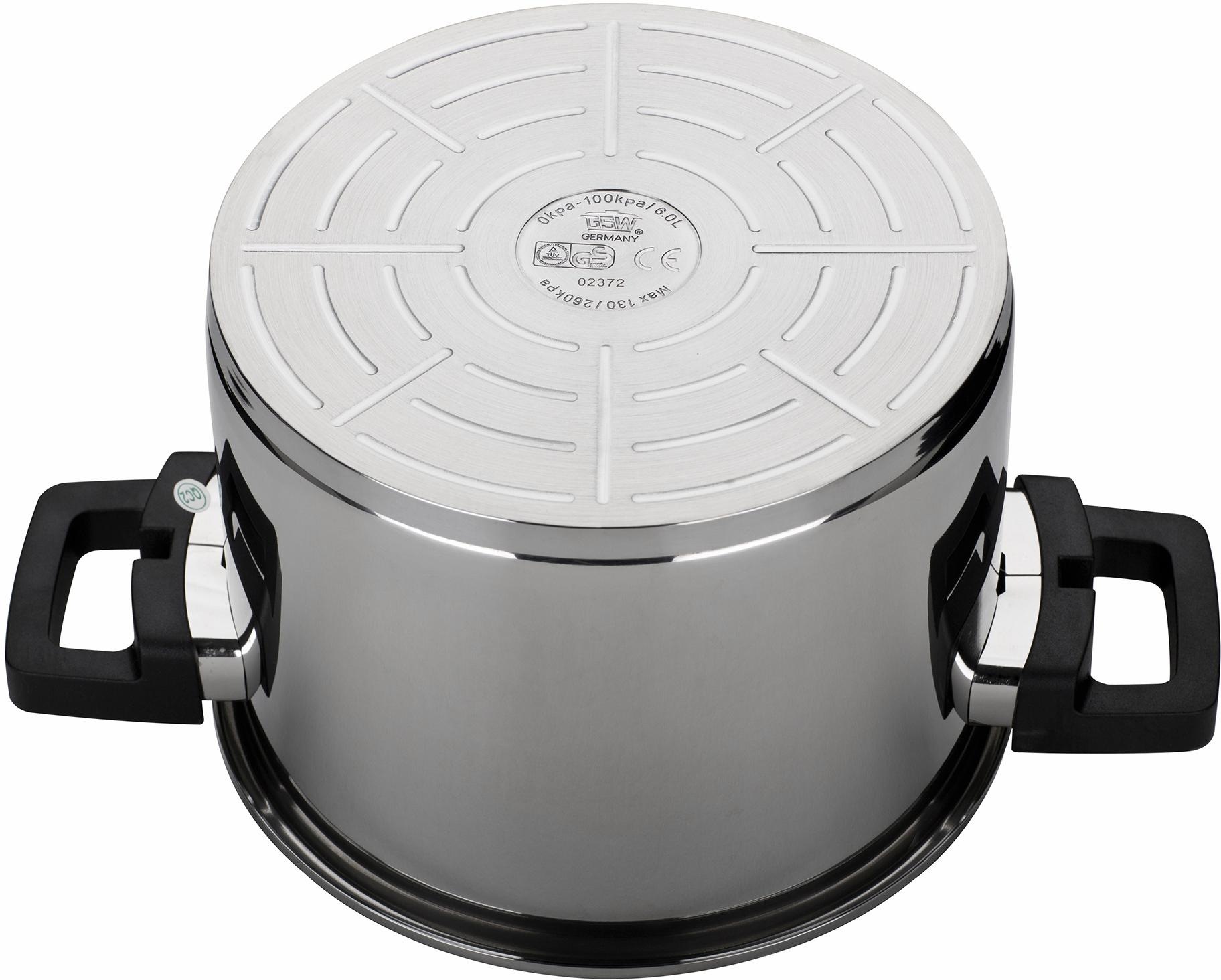 GSW Schnellkochtopf »easy Click« 1 Stk. tlg. Edelstahl 18/8 günstig online kaufen