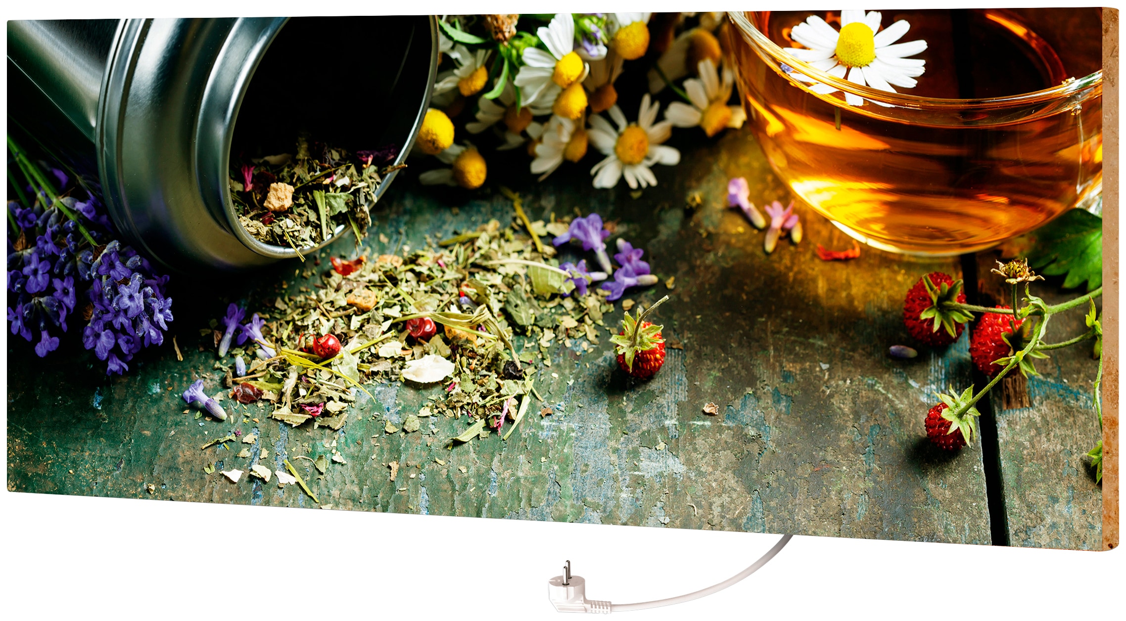 Marmony Infrarotheizung »MOTIV-Heizkörper "Flower Table", 800 Watt«, aus deutschem Jura-Naturstein