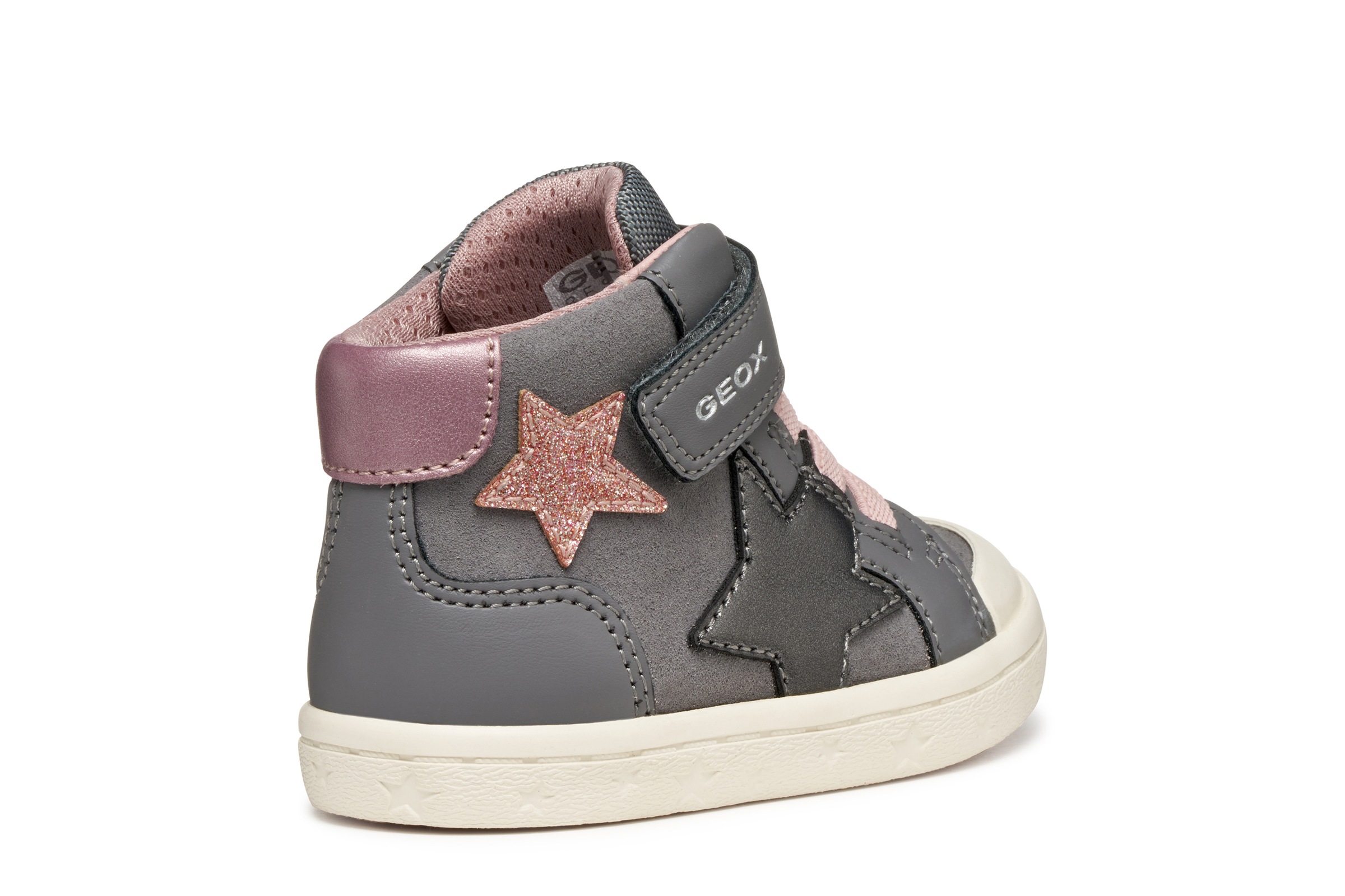 Geox Lauflernschuh »B GISLI GIRL«, Boots, Glitzerschuh mit Gummizug und Klett