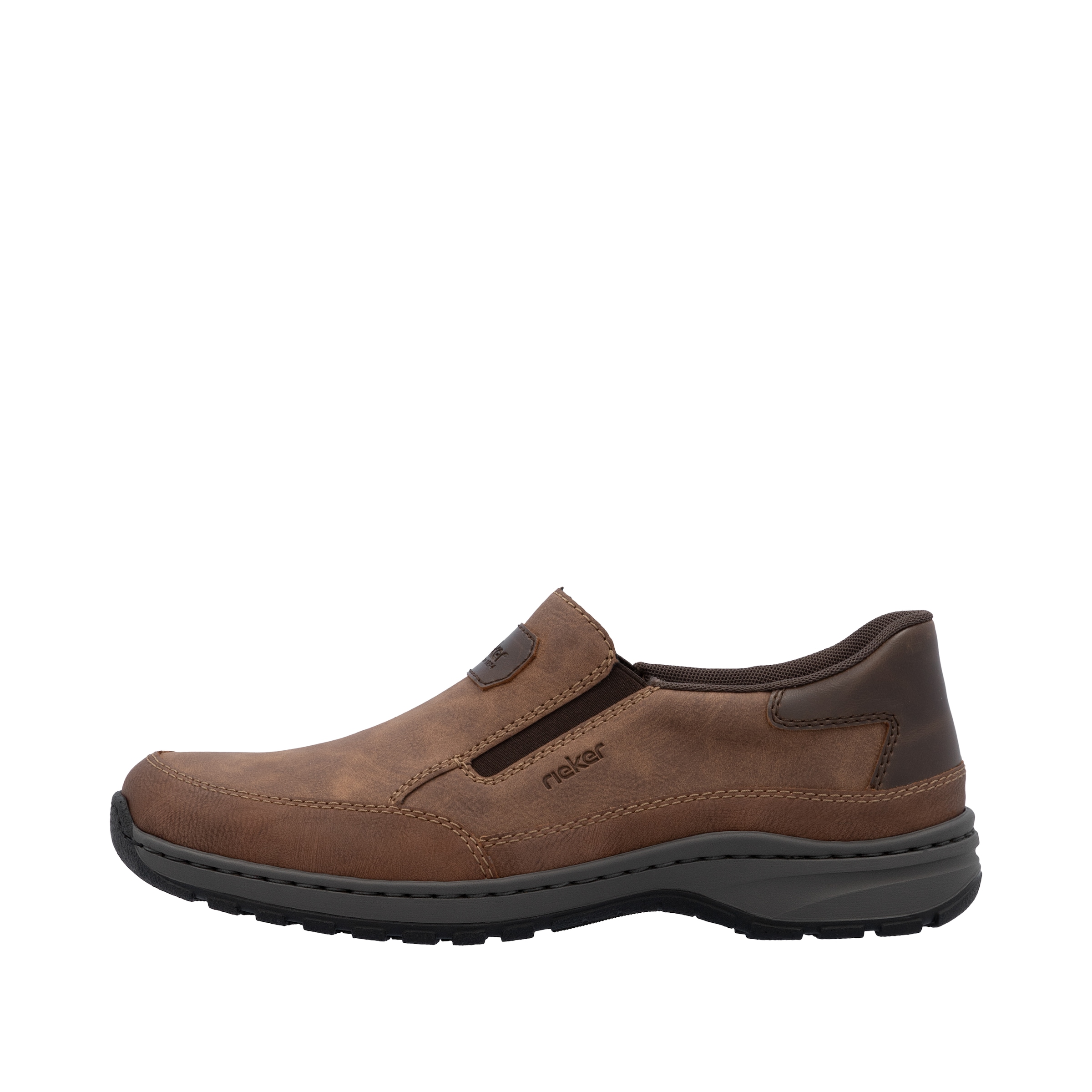 Rieker Slipper, Schlupfschuh, Halbschuh, Slip-on Sneaker mit Stretcheinsätze