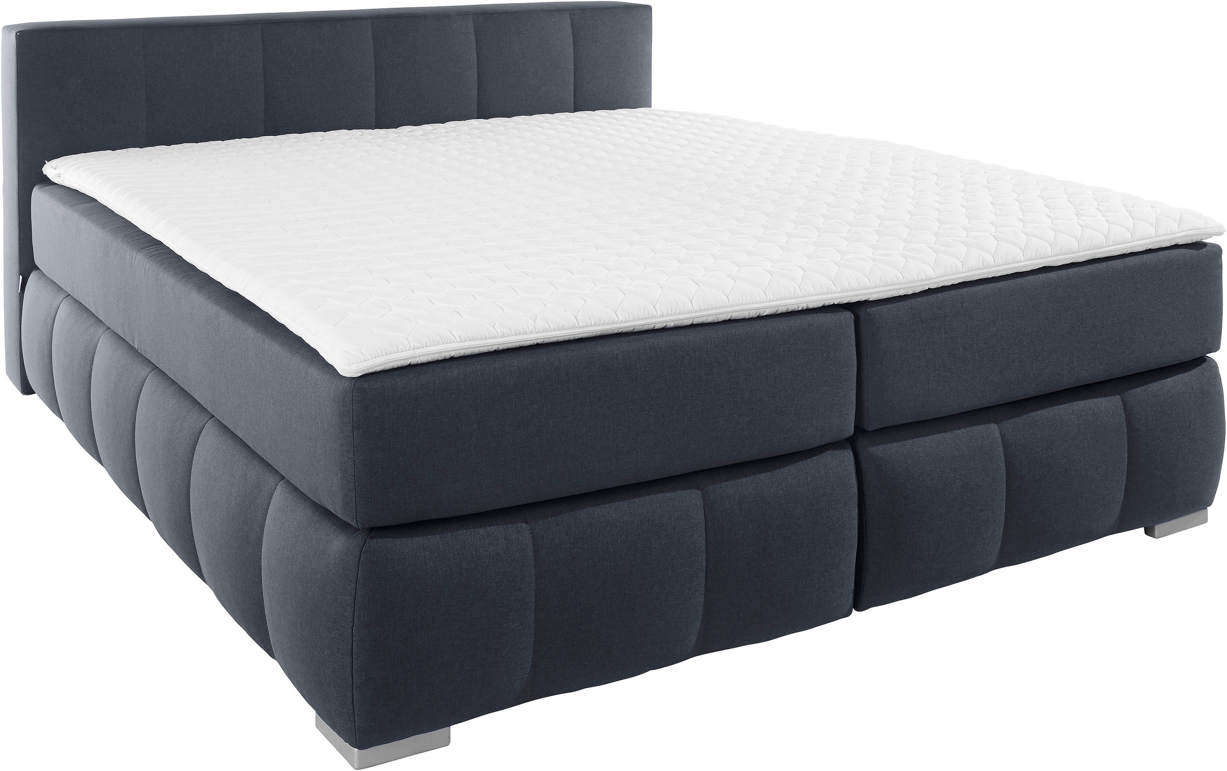 Bild von Guido Maria Kretschmer Home&Living Boxspringbett »Chelles«, inkl. Topper, in XXL- Überlänge 220 cm, Unterbox mit feine Wölbung