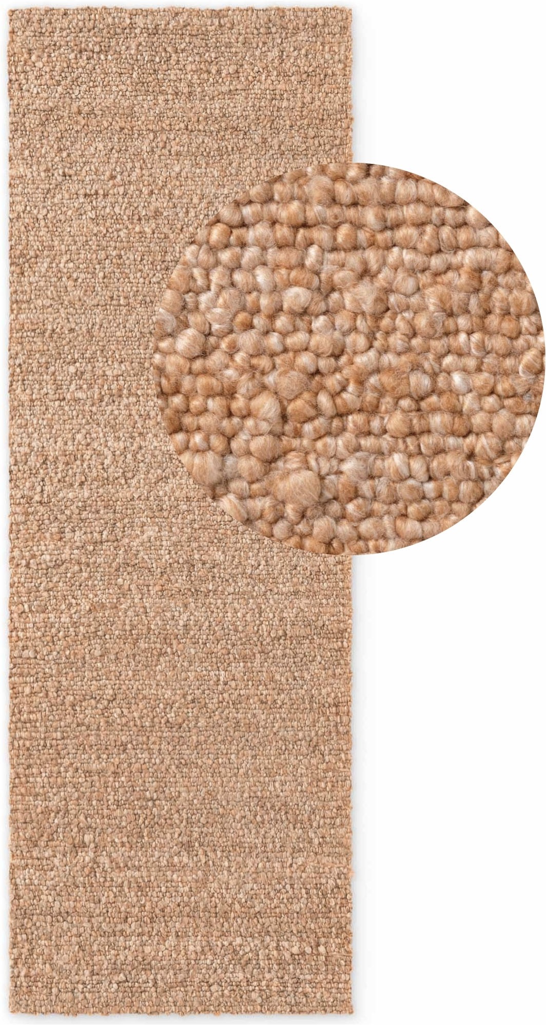 Ted Baker Teppich »Soft Bouclé Portobello , auch als Läufer« rechteckig 10 mm Höhe Woll-Optik, Bouclé Meliert, Wohnzimmer, Esszimmer, Schlafzimmer, Flur