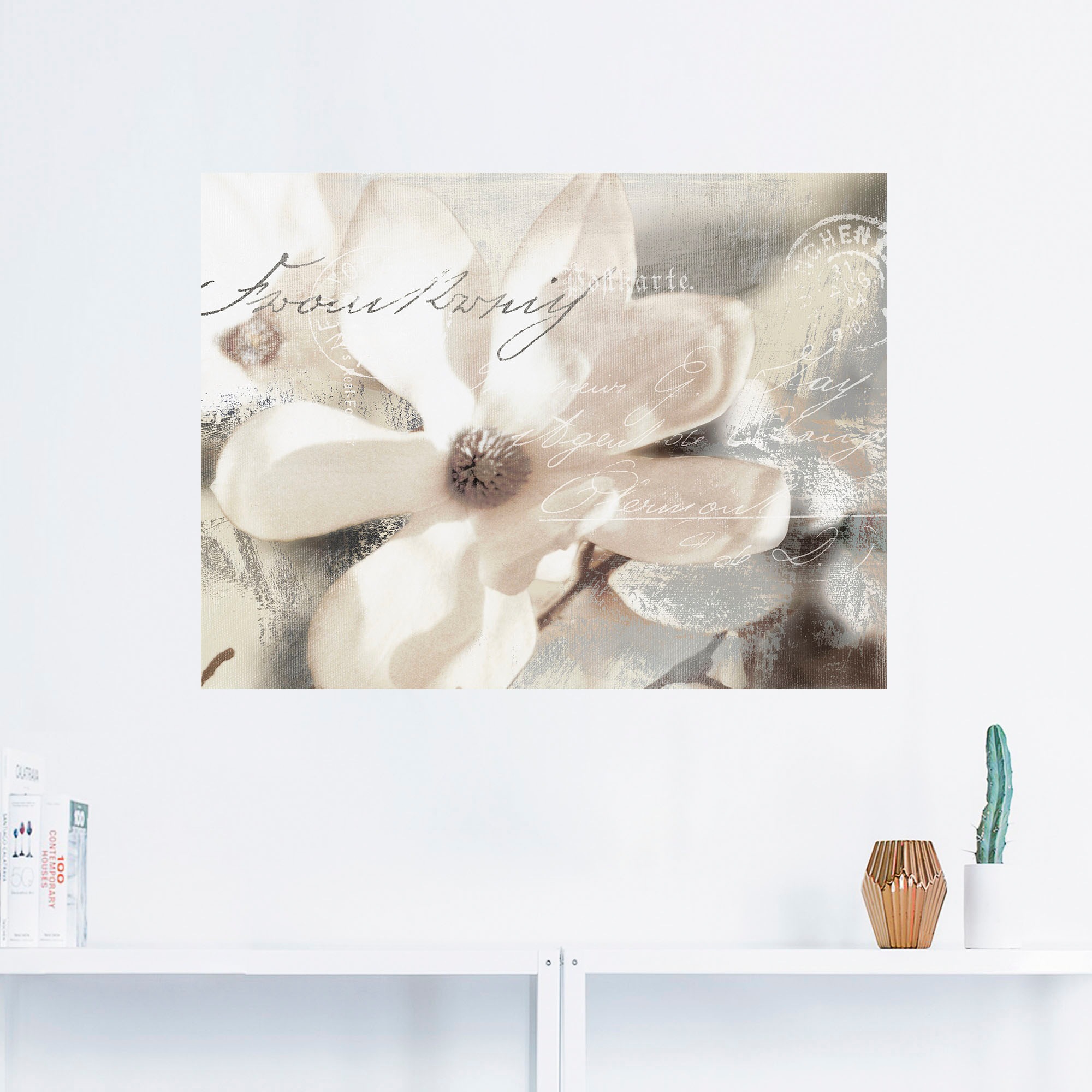 Artland Wandbild »Magnolie_Detail«, Blumenbilder, (1 St.), als Alubild, Outdoorbild, Leinwandbild, Poster, Wandaufkleber