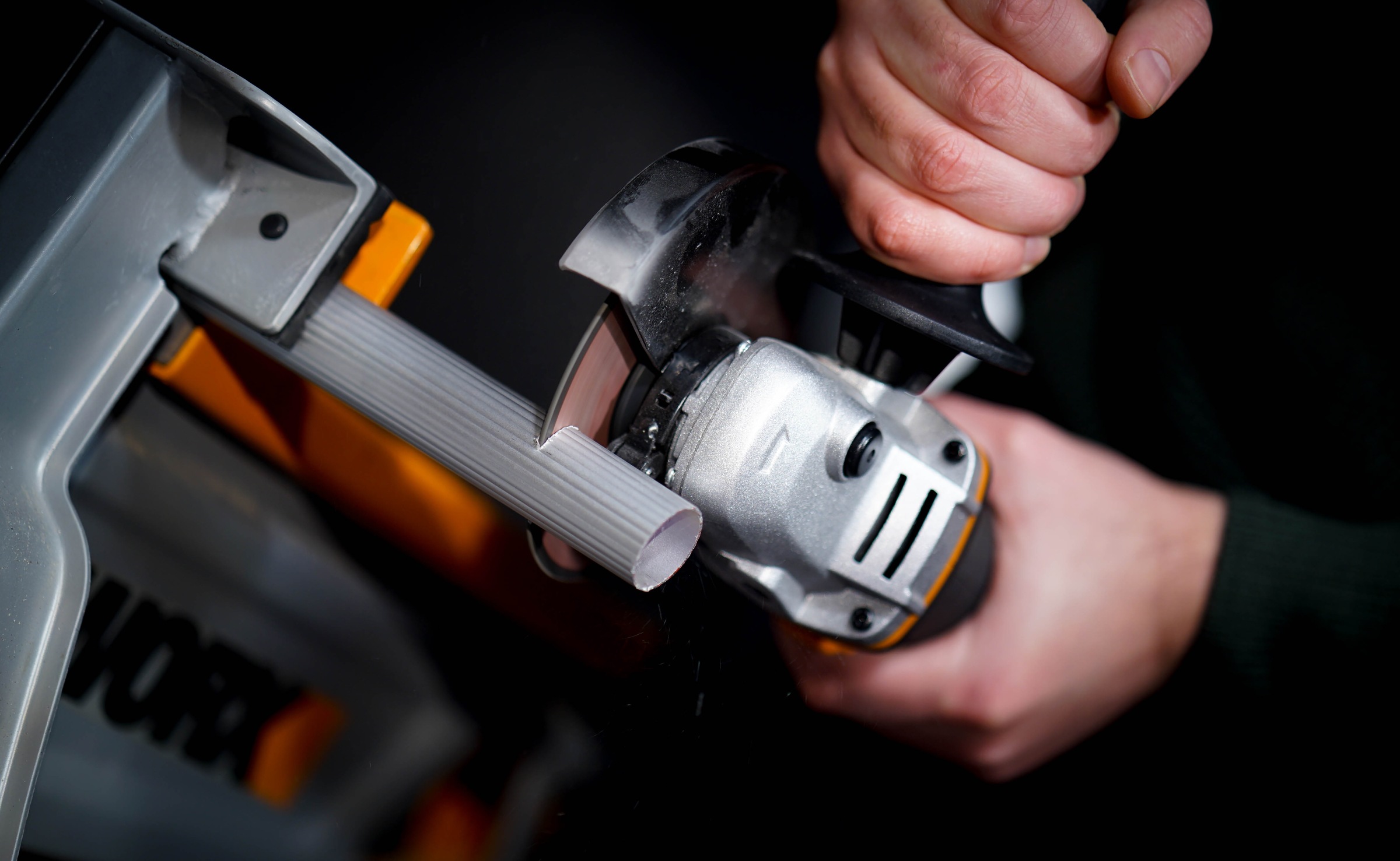 Worx Akku-Winkelschleifer »WX803.9«, 125 mm Scheiben, 2-Position Handgriff, ohne Akku & Ladegerät