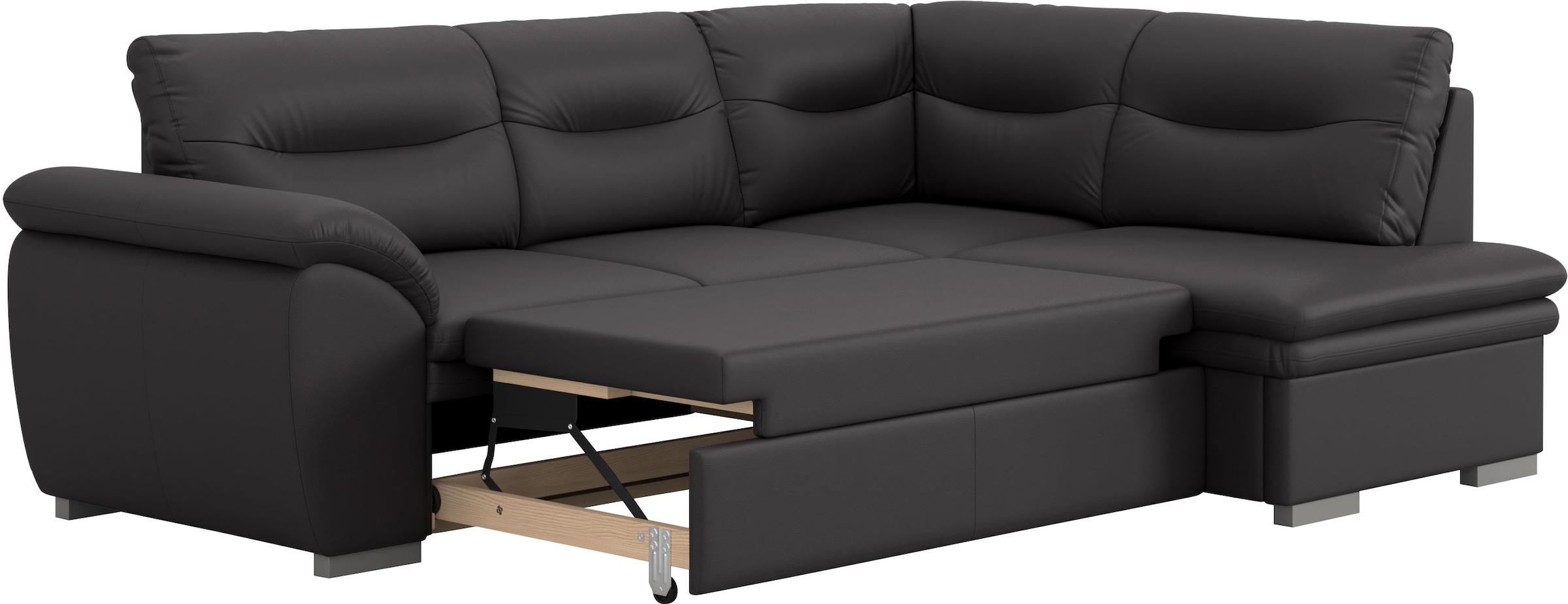 COTTA Ecksofa »Leandra L-Form«, wahlweise mit Bettfunktion & Bettkasten