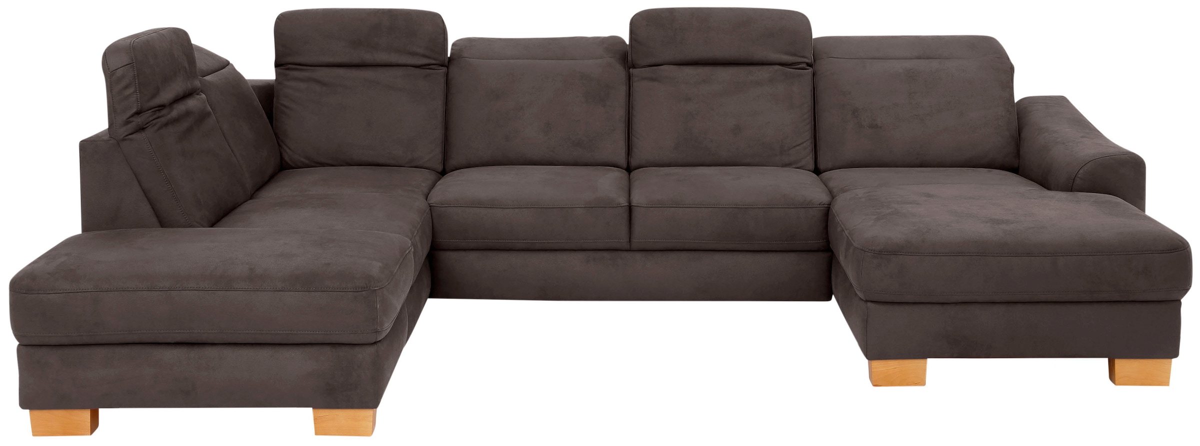 Home affaire Wohnlandschaft »Dundee U-Form« wahlweise mit Kopfteilverstellu günstig online kaufen