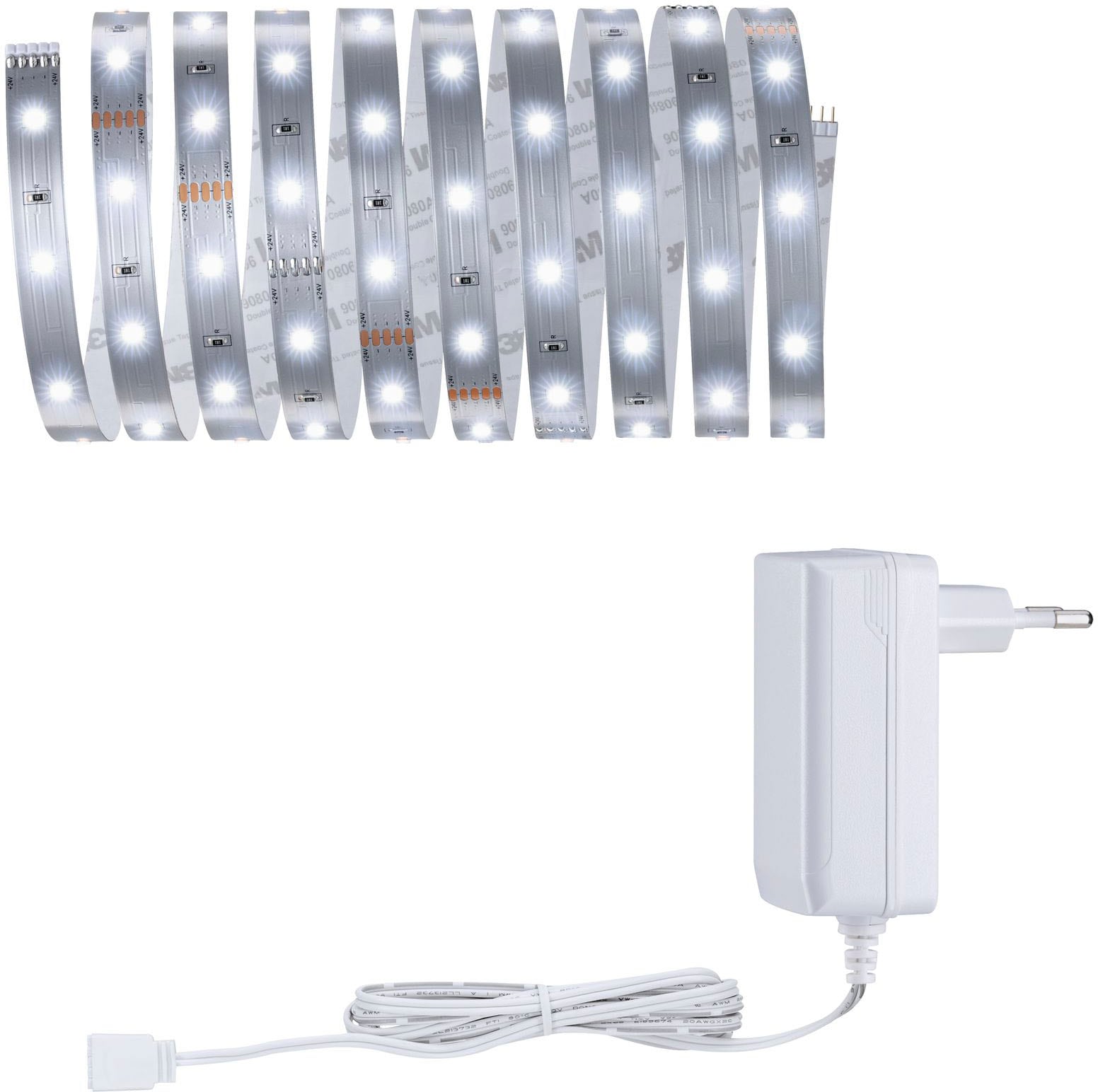 Paulmann LED Stripe »MaxLED 250 Basisset unbeschichtet 3m Tageslichtweiß«, 1 St.-flammig