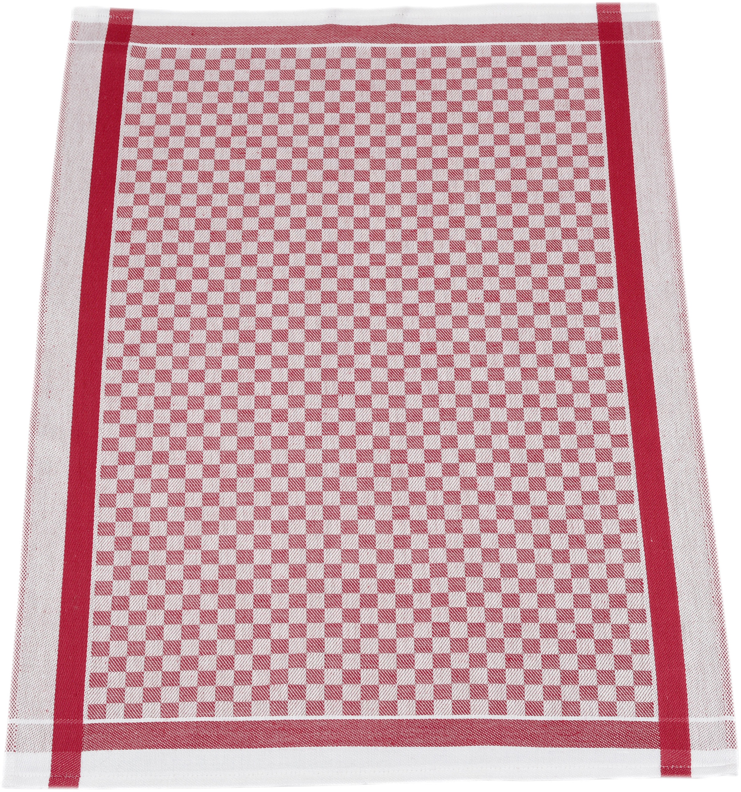 ROSS Geschirrtuch »Exclusiv«, (Set, 3 tlg.), 1x Küchen-Frottiertuch (Streifen) und 2 Geschirrtücher (Karodesign)