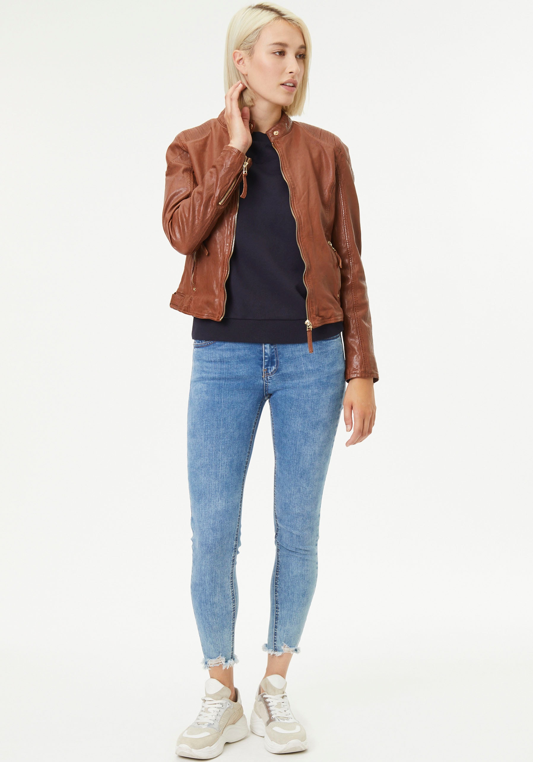 Mauritius Lederjacke »GWAneta«