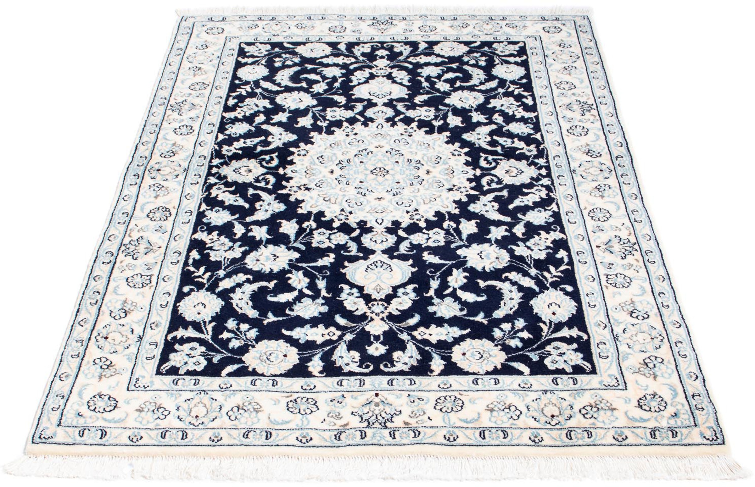 morgenland Orientteppich »Perser - Nain - Royal - 150 x 100 cm - dunkelblau günstig online kaufen