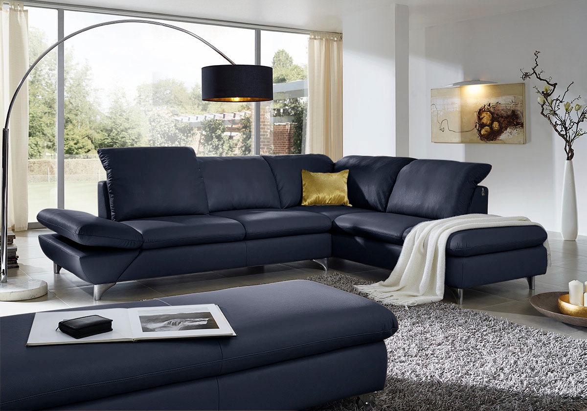 W.SCHILLIG Ecksofa »taoo, elegant und zeitlos, bequem, L-Form«, mit Sitzief günstig online kaufen