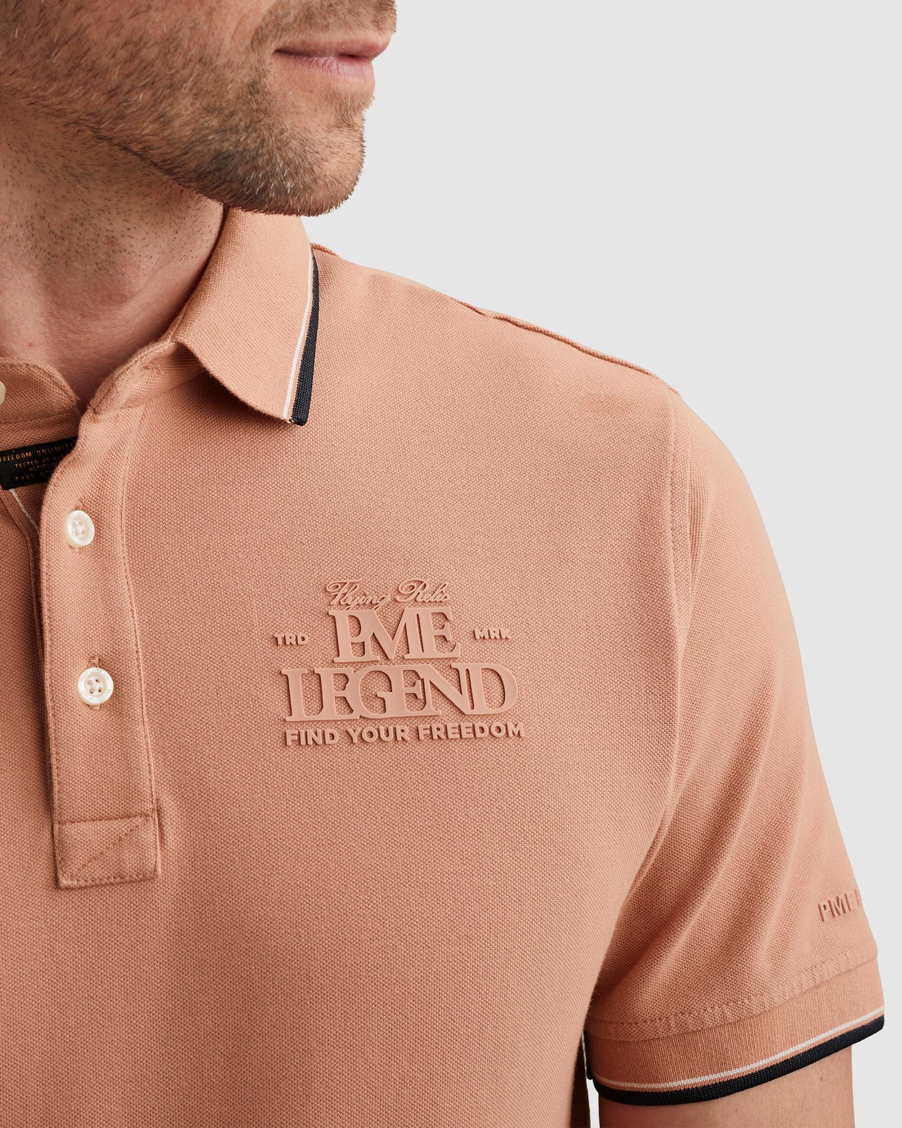 PME LEGEND Poloshirt »Short sleeve polo stretch pique« Regular fit, Kurzarm, casual Stil