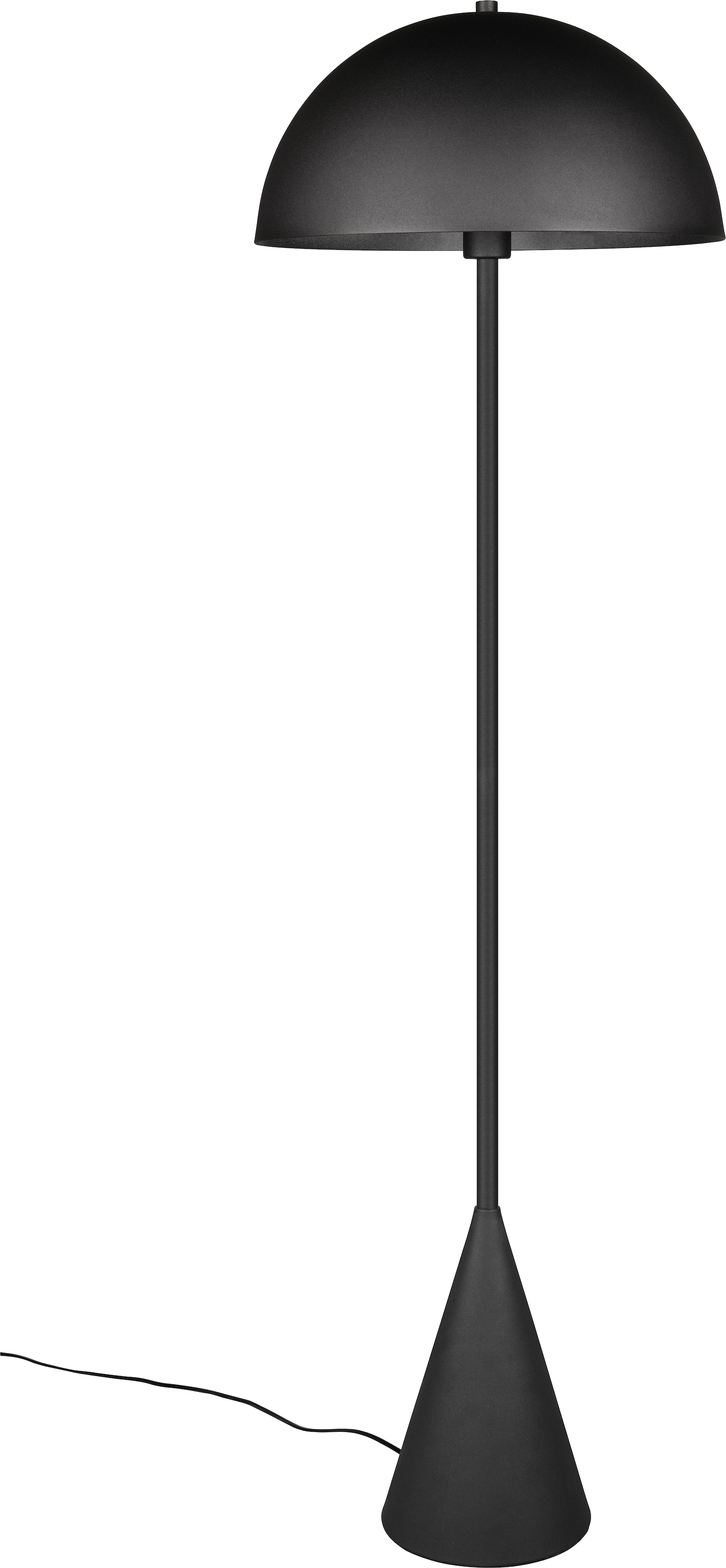 TRIO Leuchten Stehlampe »ALFIE, Metall Stehlampe Höhe 130cm Ø 40cm exkl 1x E27 max 40W« E27 1 Stk. warmweiß - kaltweiß Fußschalter ON/OFF, aus min. 50% Recycling-Material