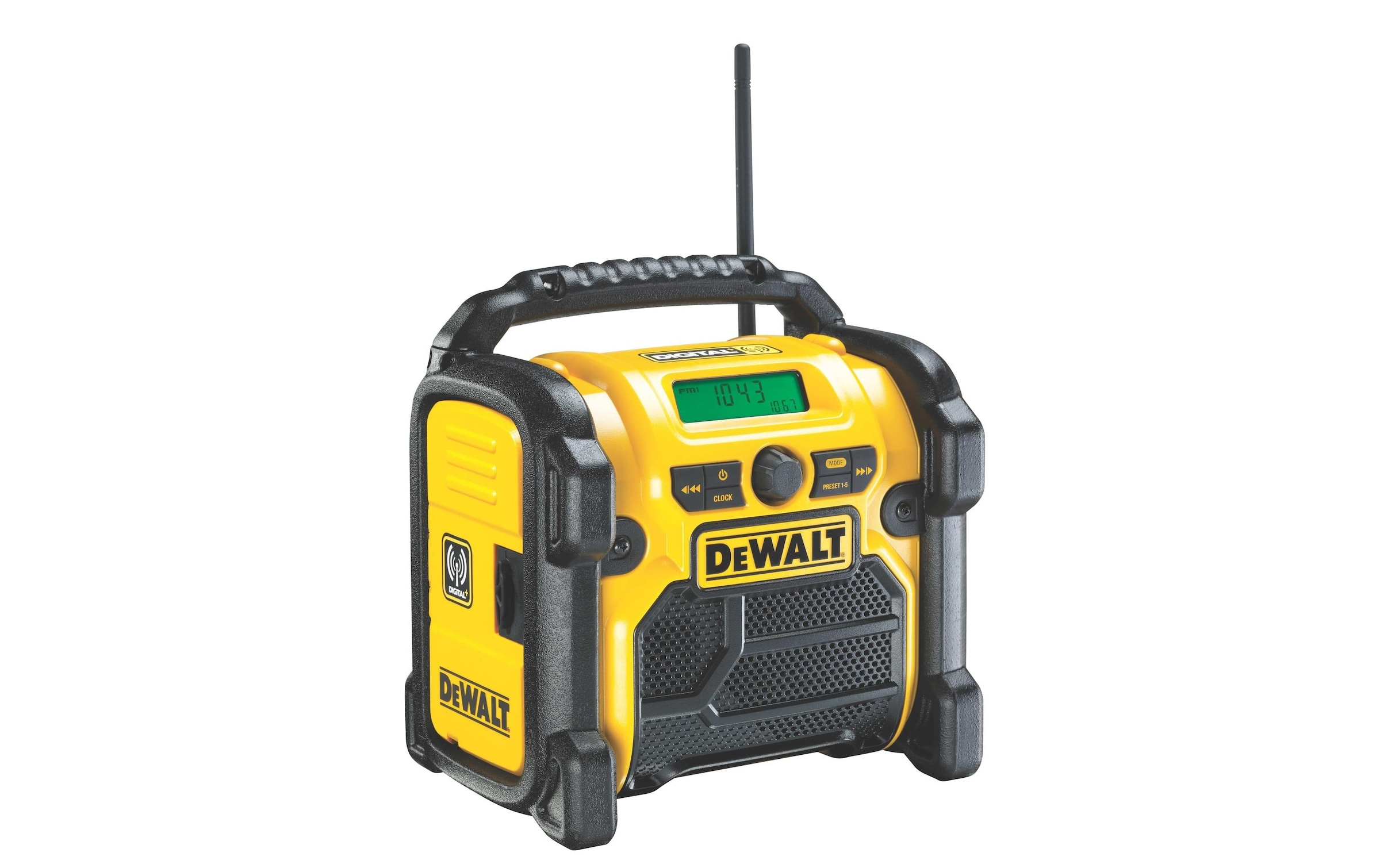 DeWalt Baustellenradio »Akku- & Netz« ( Digitalradio (DAB+) | FM-Tuner )