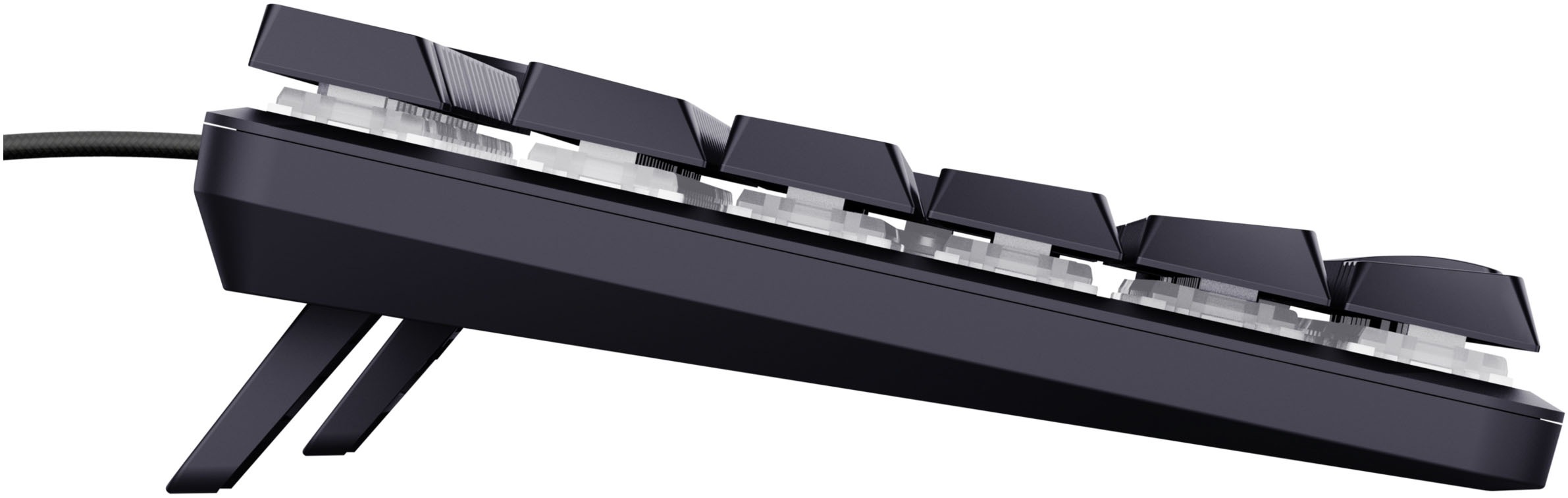 Trust Gaming-Tastatur »GXT 866 Torix«, (USB-Anschluss-Ziffernblock-Windows-Sperrtaste-Fn-Tasten)