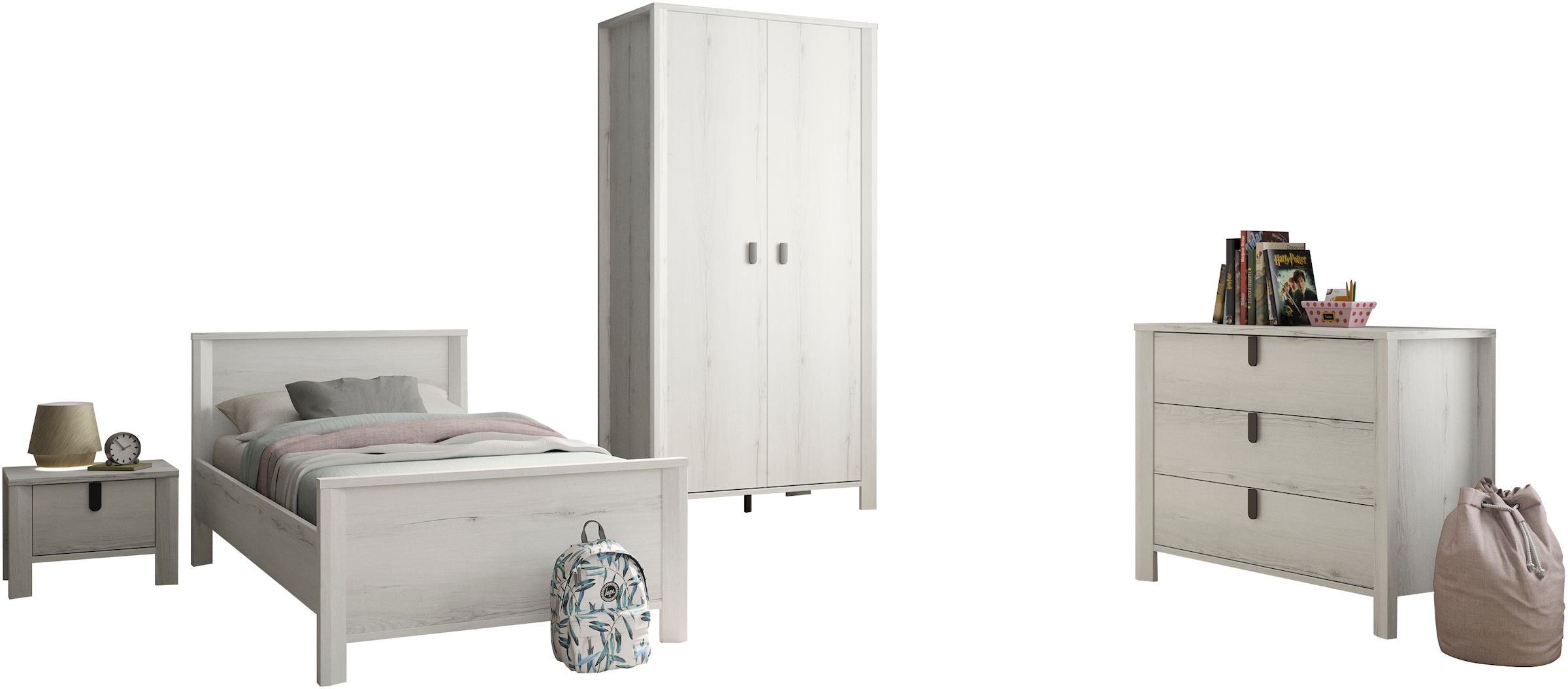 Gami Schlafzimmer-Set, (4 tlg.)