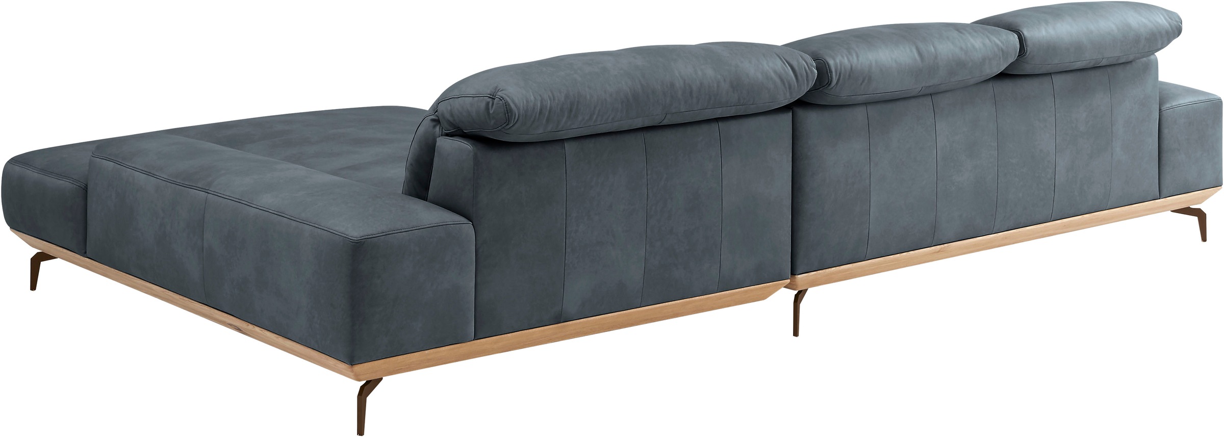 Musterring Wohnlandschaft »MR 2490«, Bronze-Fuß, Sitzhöhe 48cm, wahlweise mit Funktionen, Maße 342 x 207 cm