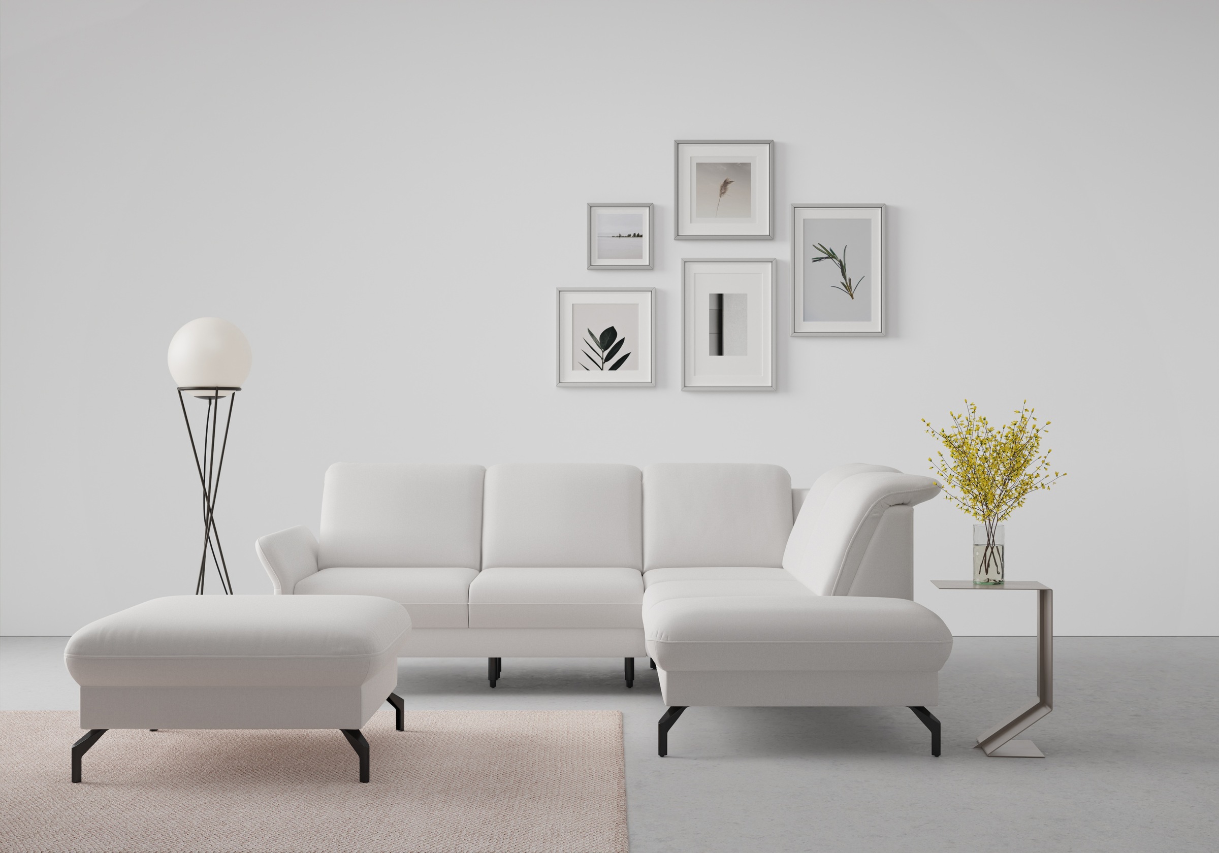 sit&more Ecksofa »Fashion L-Form«, wahlweise mit Kopfteilverstellung und Vo günstig online kaufen