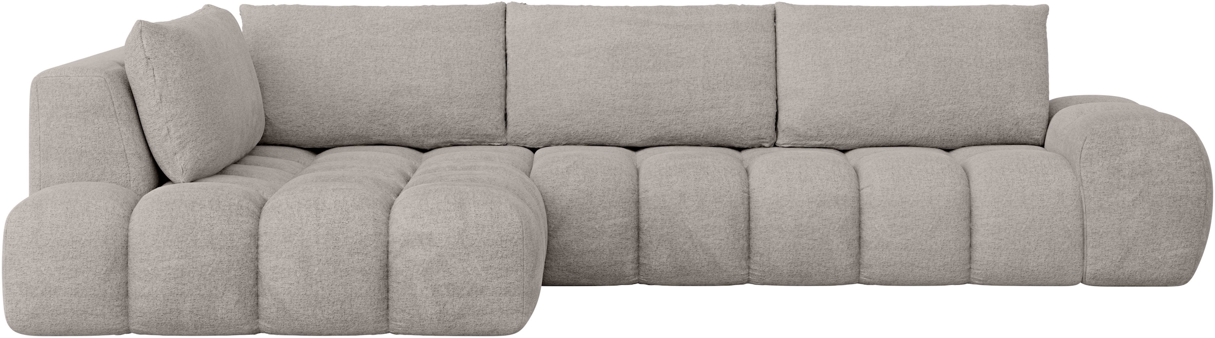 OTTO home Ecksofa »AZITA L-Form, XXL 352 cm Designsofa in Bubble-Opitk« los günstig online kaufen