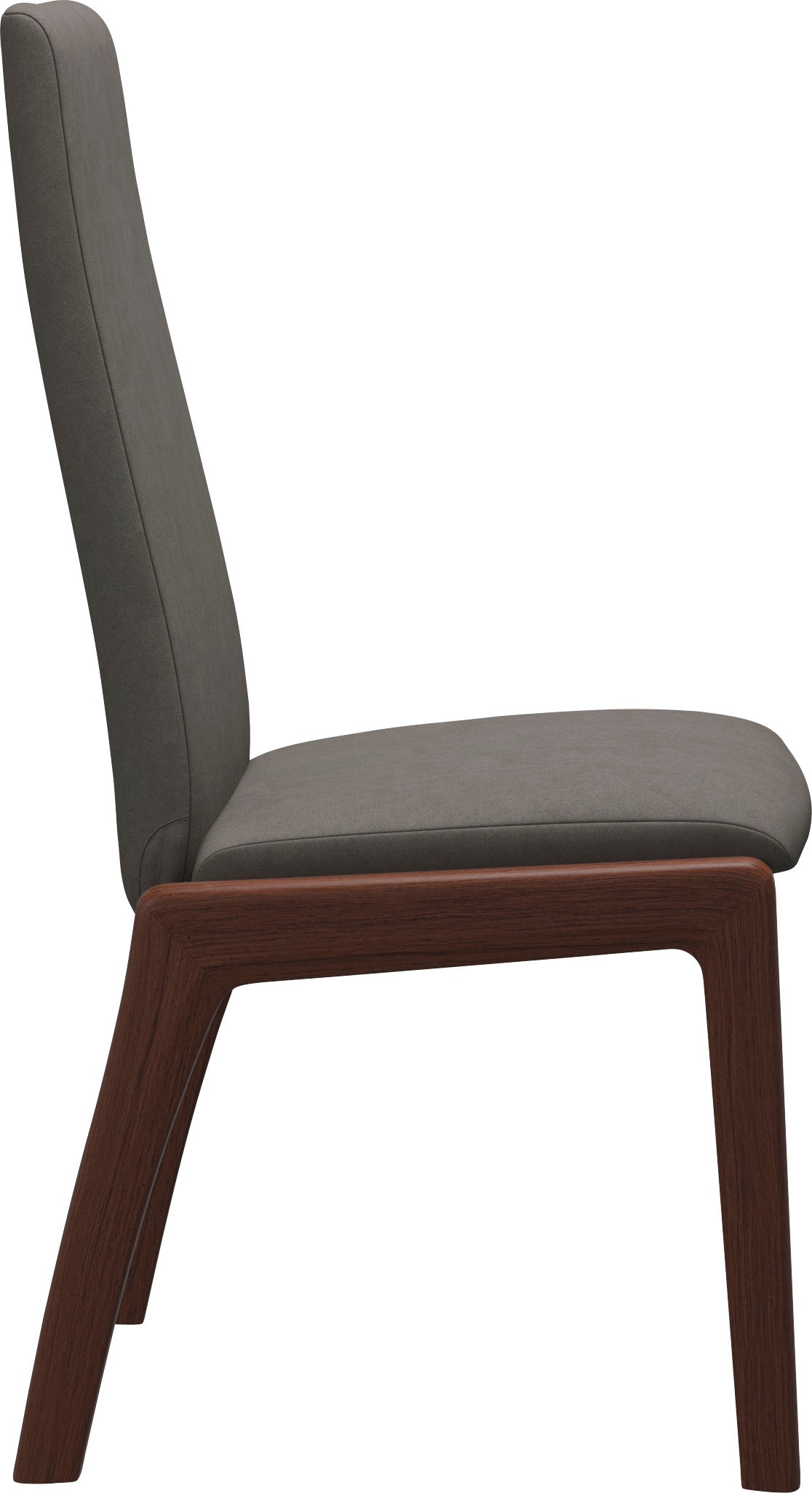 Stressless® Polsterstuhl »Laurel«, Microfaser DINAMICA, High Back, Größe M, mit abgerundeten Beinen in Walnuss