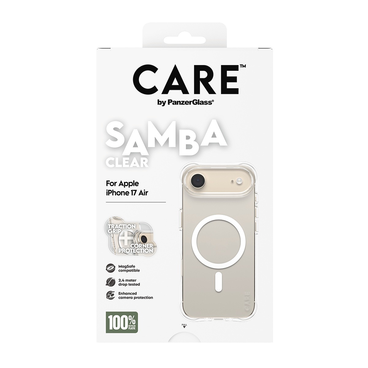 CARE by PanzerGlass Handyhülle »Samba MagSafe Case für Apple iPhone Air« Apple iPhone Air Backcover, Schutzhülle, Handyschutzhülle, Case, Schutzcase, stoßfest
