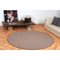 Living Line Teppich »Torronto«, rund, 5 mm Höhe, Kurzflor, ideal im Wohnzimmer & Schlafzimmer